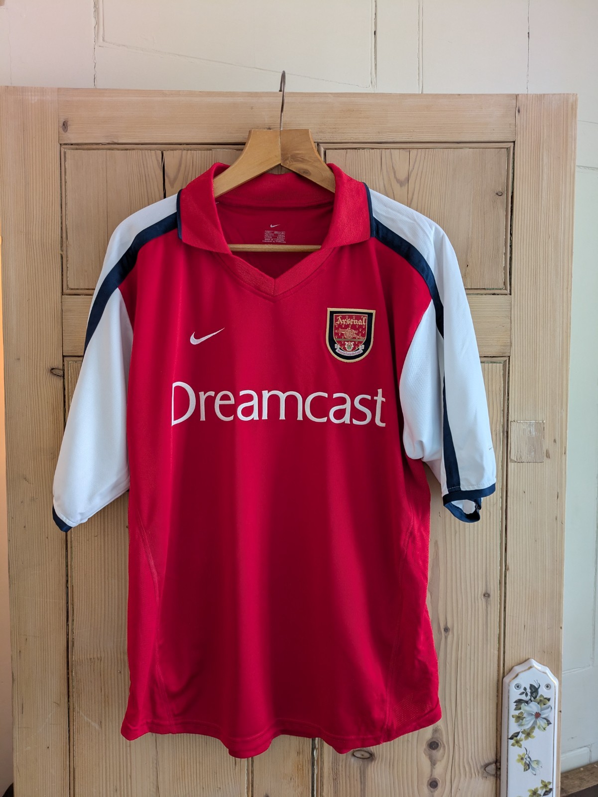 Vintage Nike Arsenal Dreamcast 2000/02 Home Shirt Size L.  Mint. Never worn.  for sale on Ebay