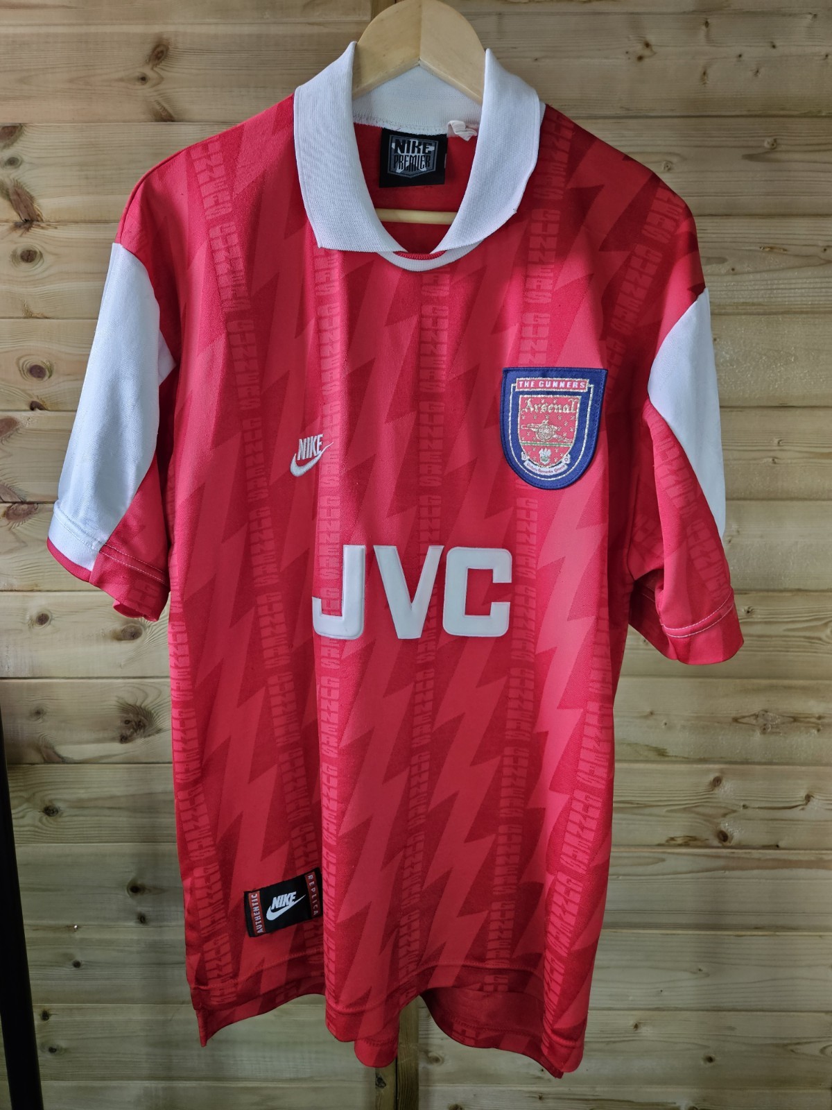 Rare Original Arsenal 1995/1996 Away Shirt LARGE NIKE  for sale on Ebay