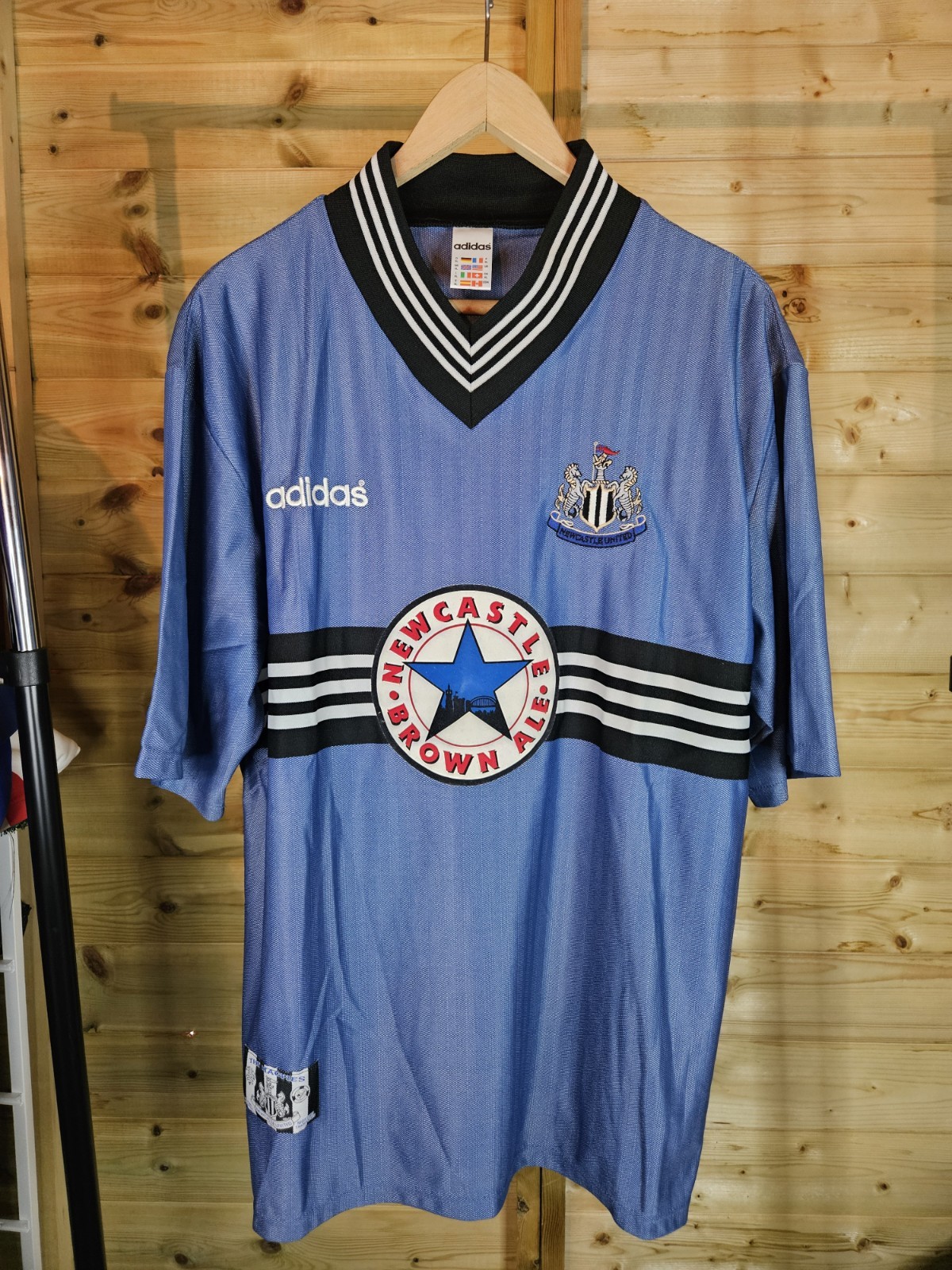 Rare Original Newcastle United 1996/1997 Away Shirt XL ADIDAS VGC for sale on Ebay