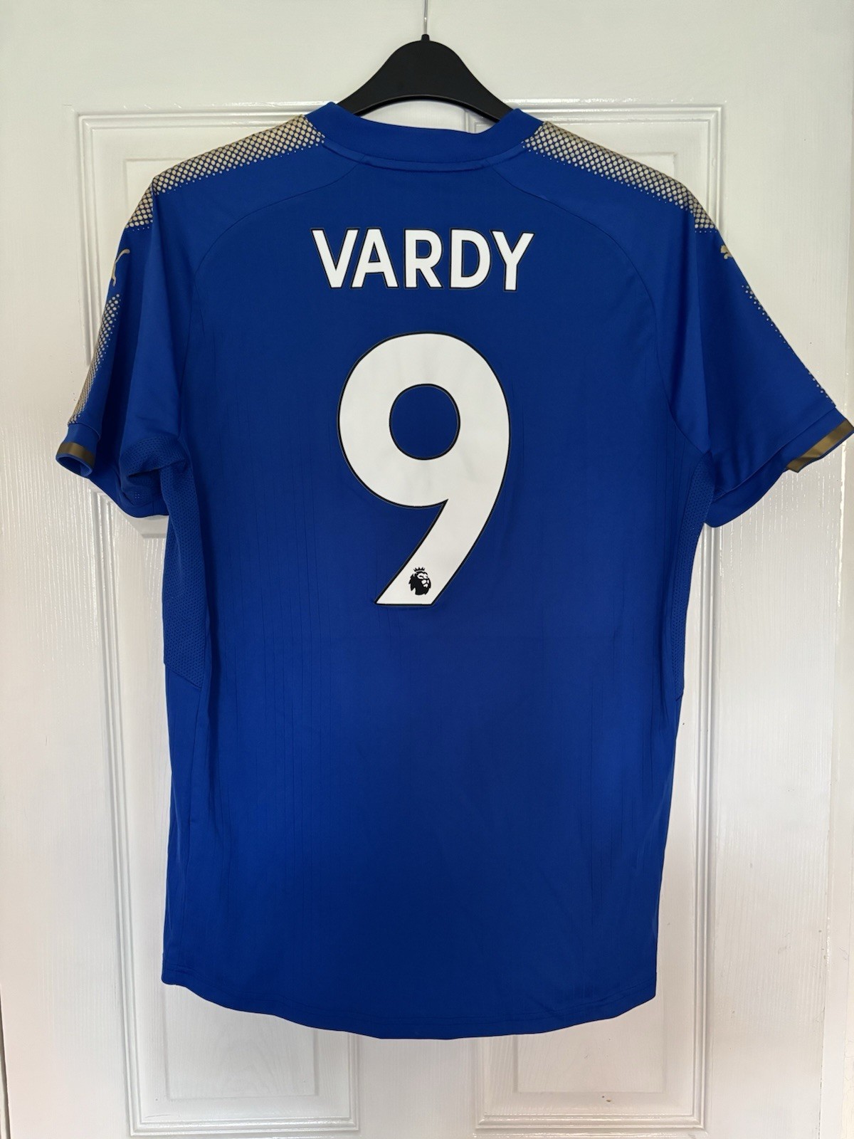Leicester City Vardy Shirt Size L for sale on Ebay