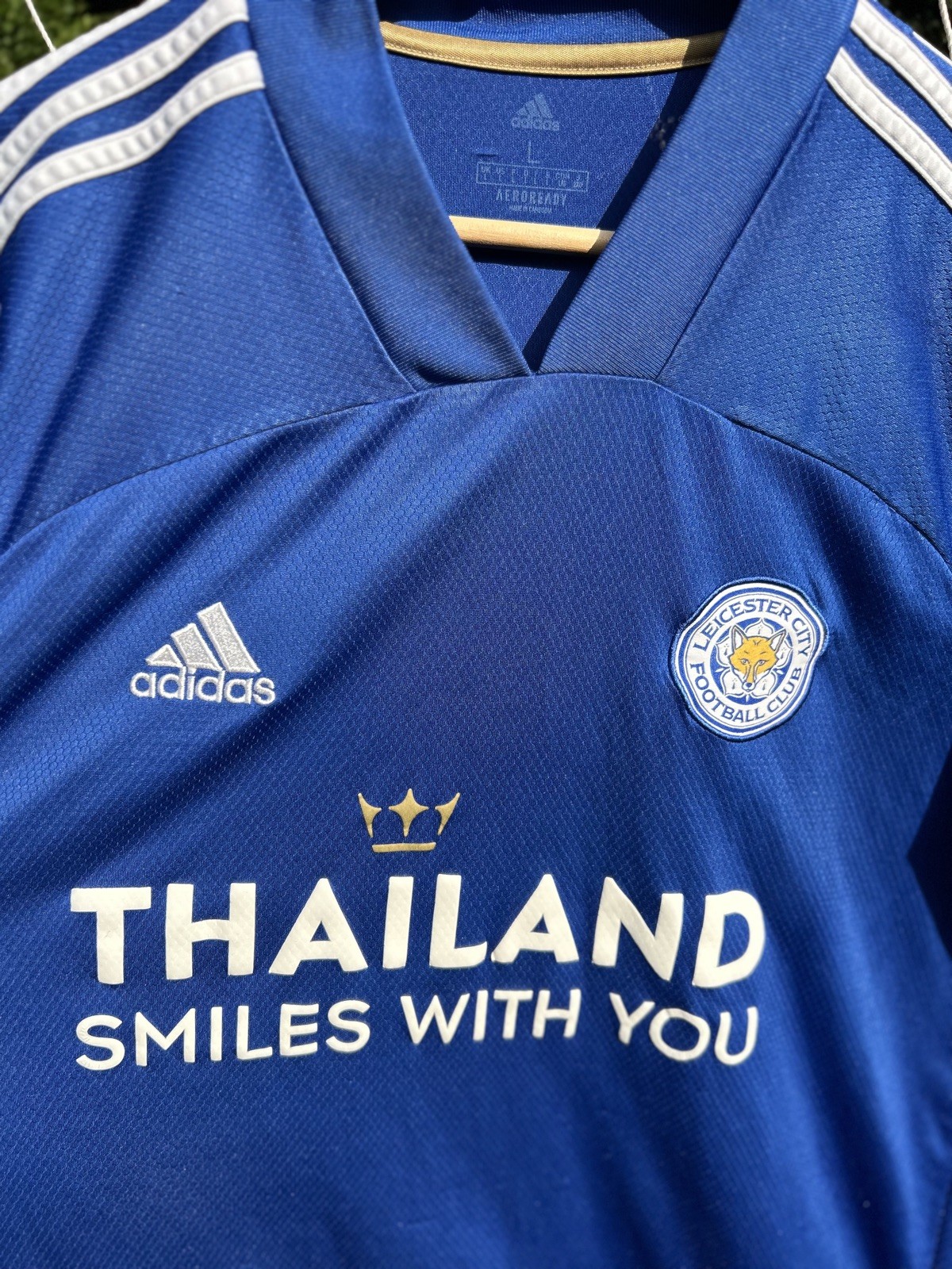 Rare Leicester City 2020 Adidas Football Shirt Size L for sale on Ebay
