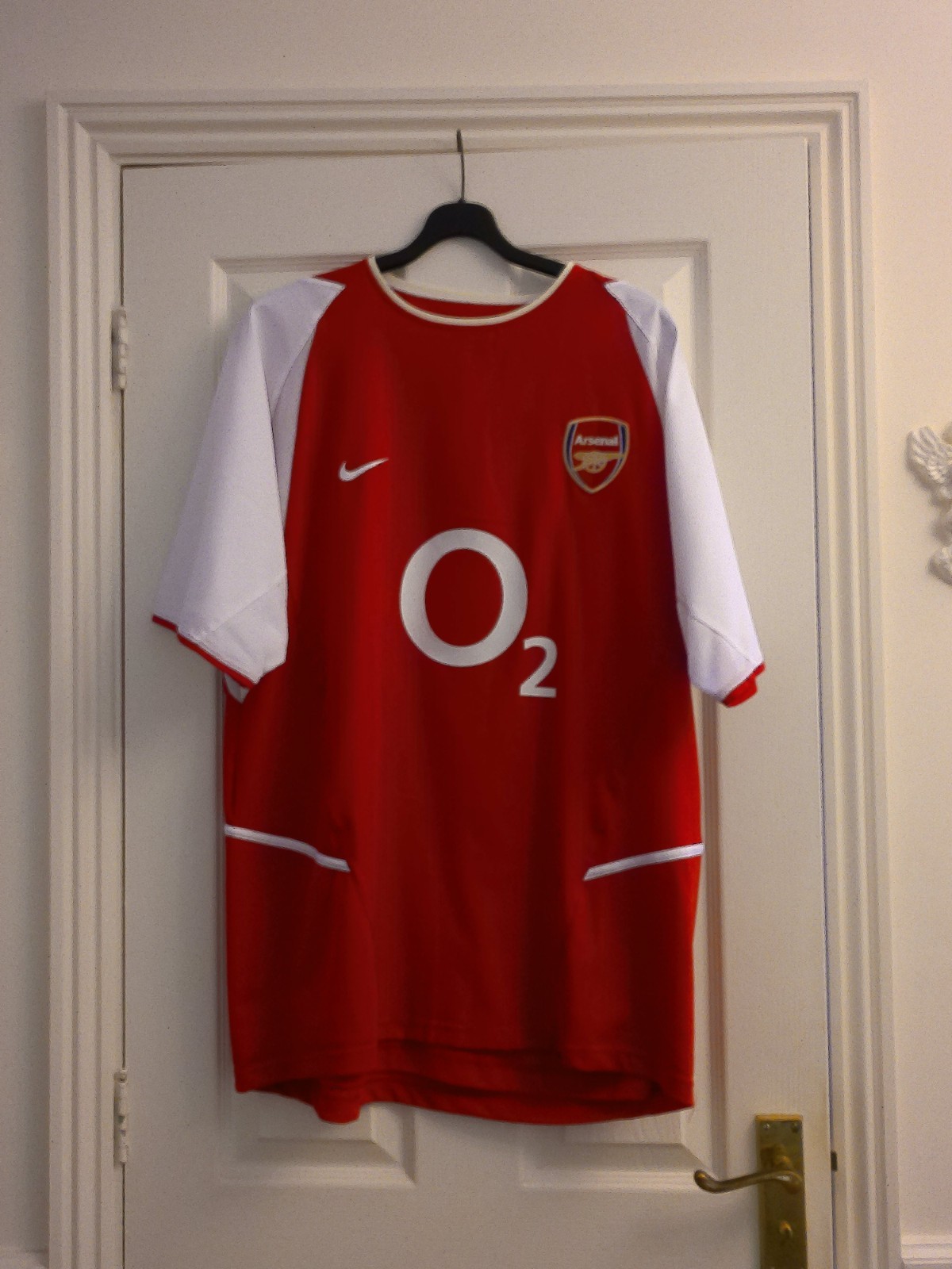 ORIGINAL ARSENAL FOOTBALL SHIRT 2002-03 - HOME NIKE XL for sale on Ebay