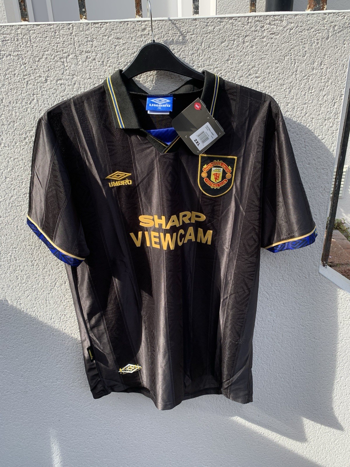 Manchester United Umbro Retro 1993-95 Away Shirt XXL Cantona 7 BNWT for sale on Ebay