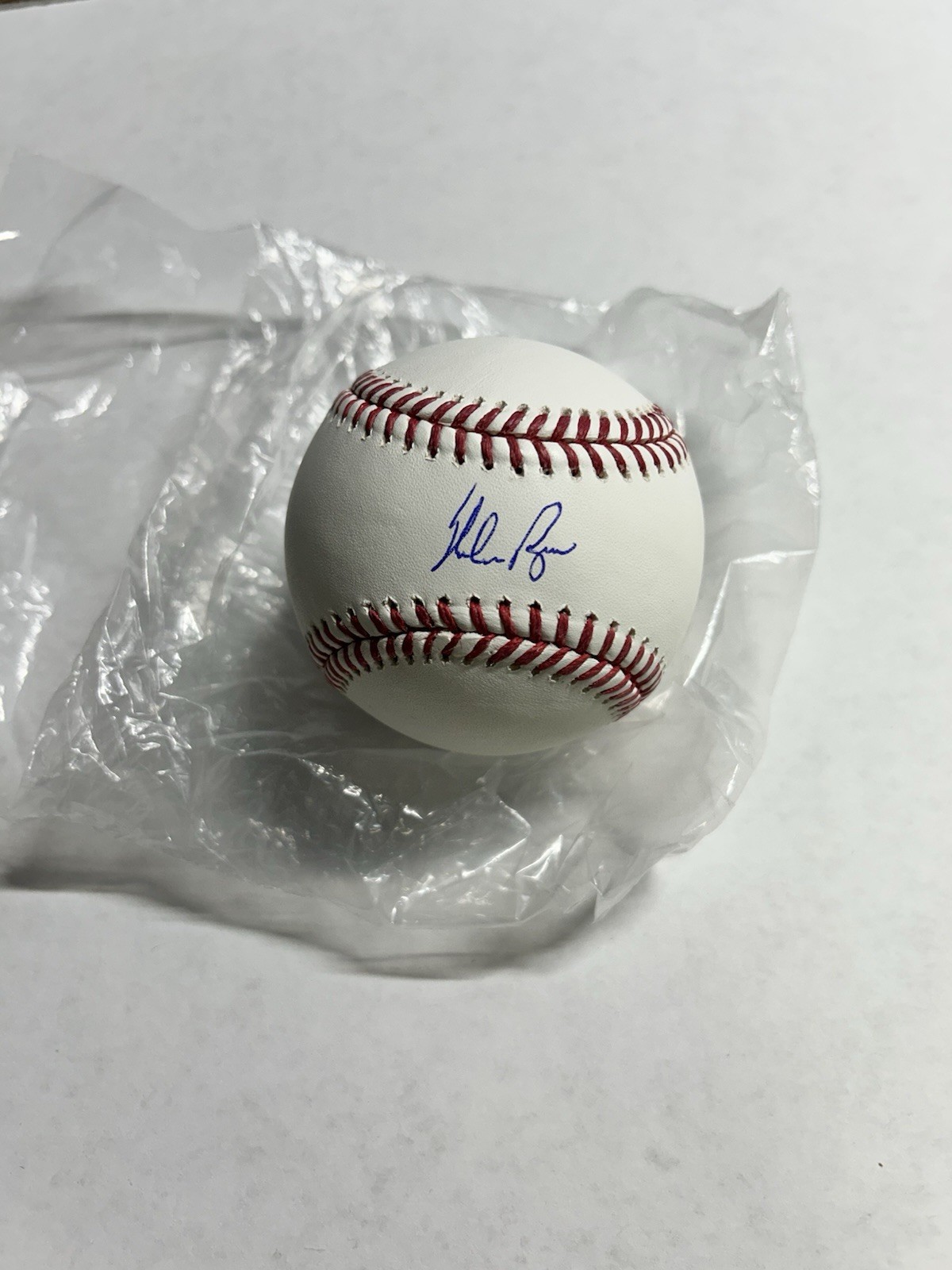Nolan Ryan Signed Auto Baseball Beckett BAS Authentic ROMLB Rangers Mets for sale on Ebay