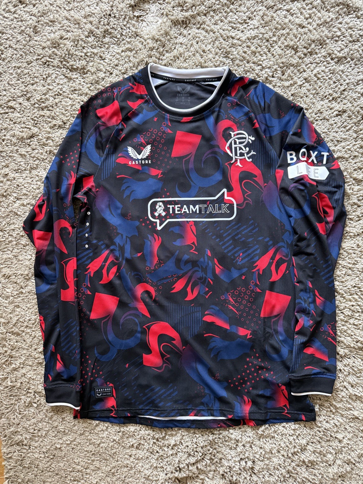Rangers 24/25 Third Shirt Champions League Qualifier TAVERNIER 2 Match Issue for sale on Ebay