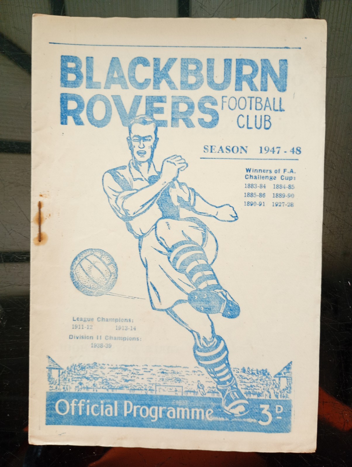 1947/8 Blackburn Rovers V West Ham United . FA Cup. Round 3. Superb Condition for sale on Ebay