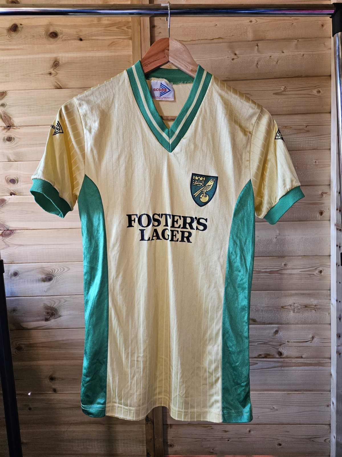 Rare Original Norwich City 1987/1989 Home Shirt SMALL SCORELINE VGC for sale on Ebay