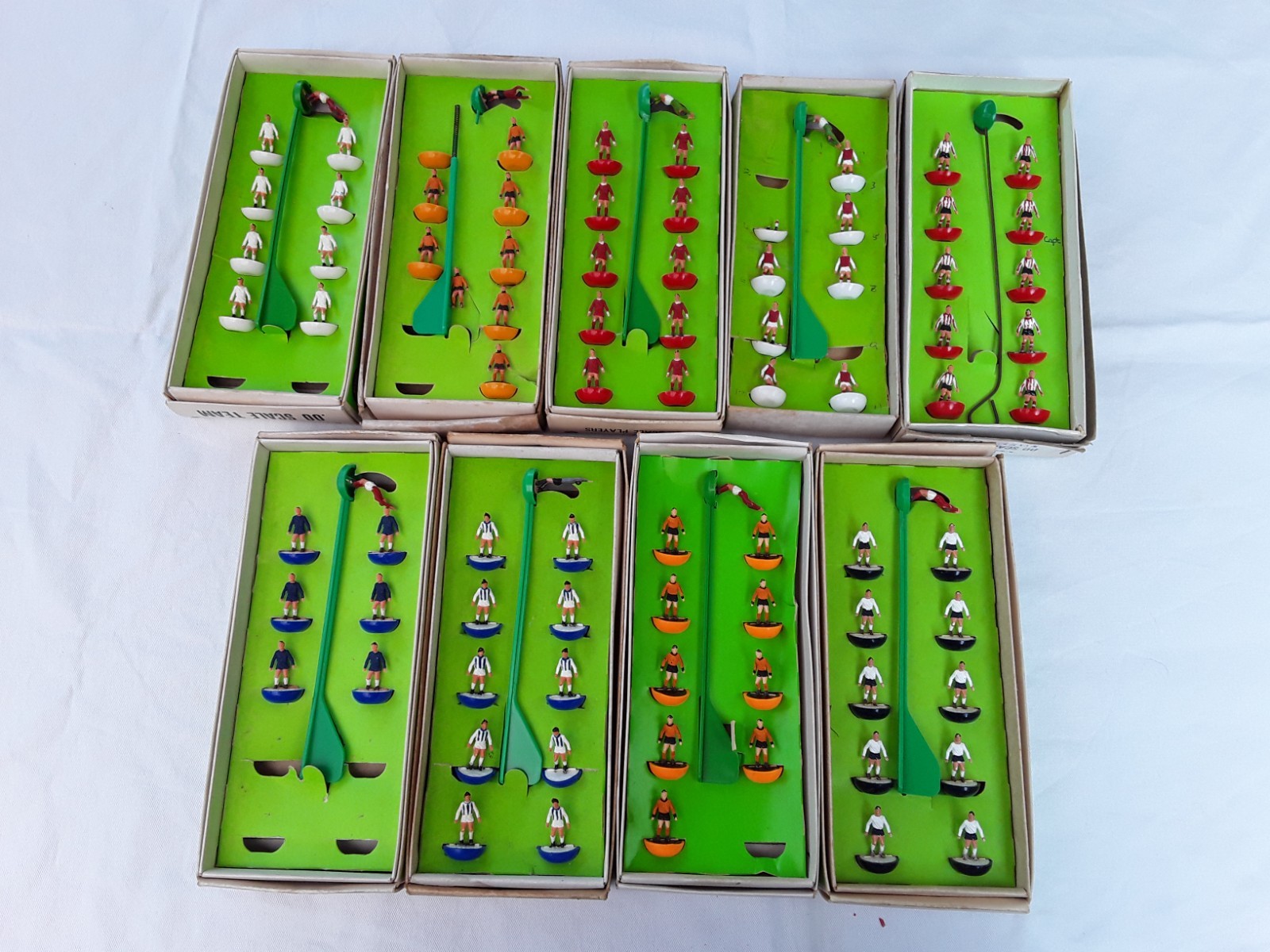 Subbuteo Heavyweight Big Job lot of 9 Teams/ stadium extras with issues. for sale on Ebay