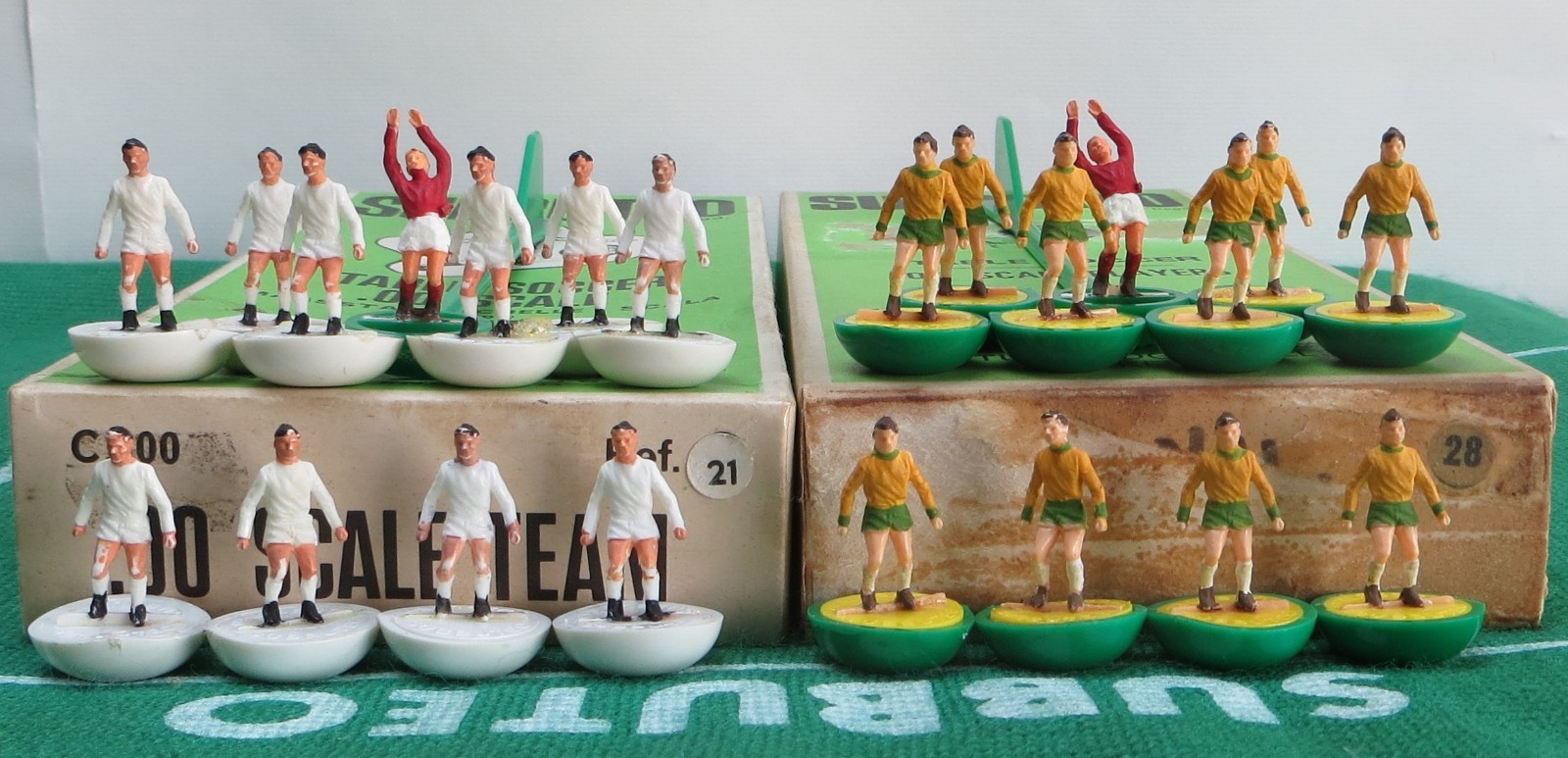 SUBBUTEO 2 HW TEAMS REF 21 LEEDS & REF 28 NORWICH, IN ORIGINAL NUMBERED BOXES. for sale on Ebay