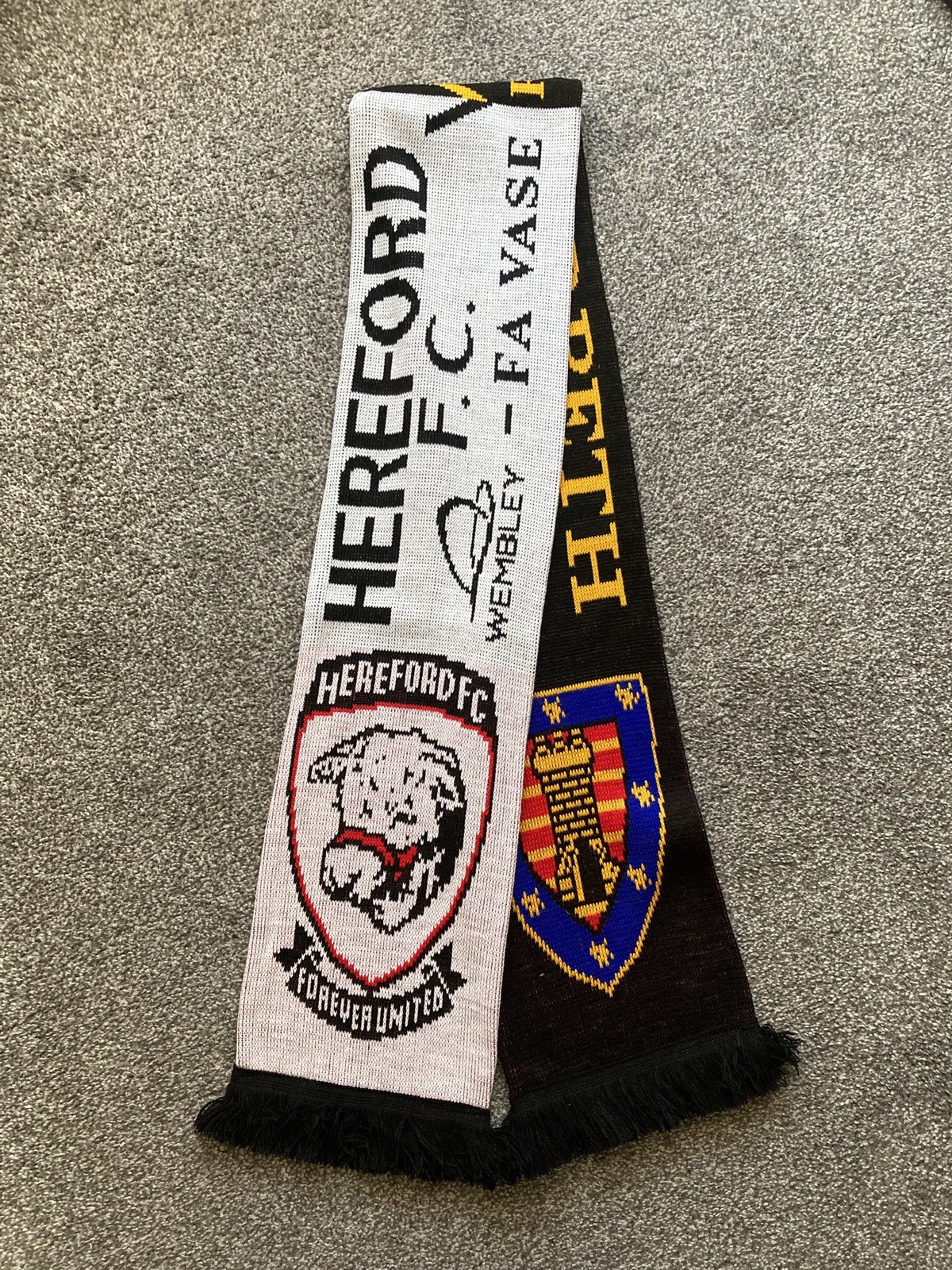 2016 F.A Vase Final Scarf - Hereford v Morpeth Town *RARE* for sale on Ebay
