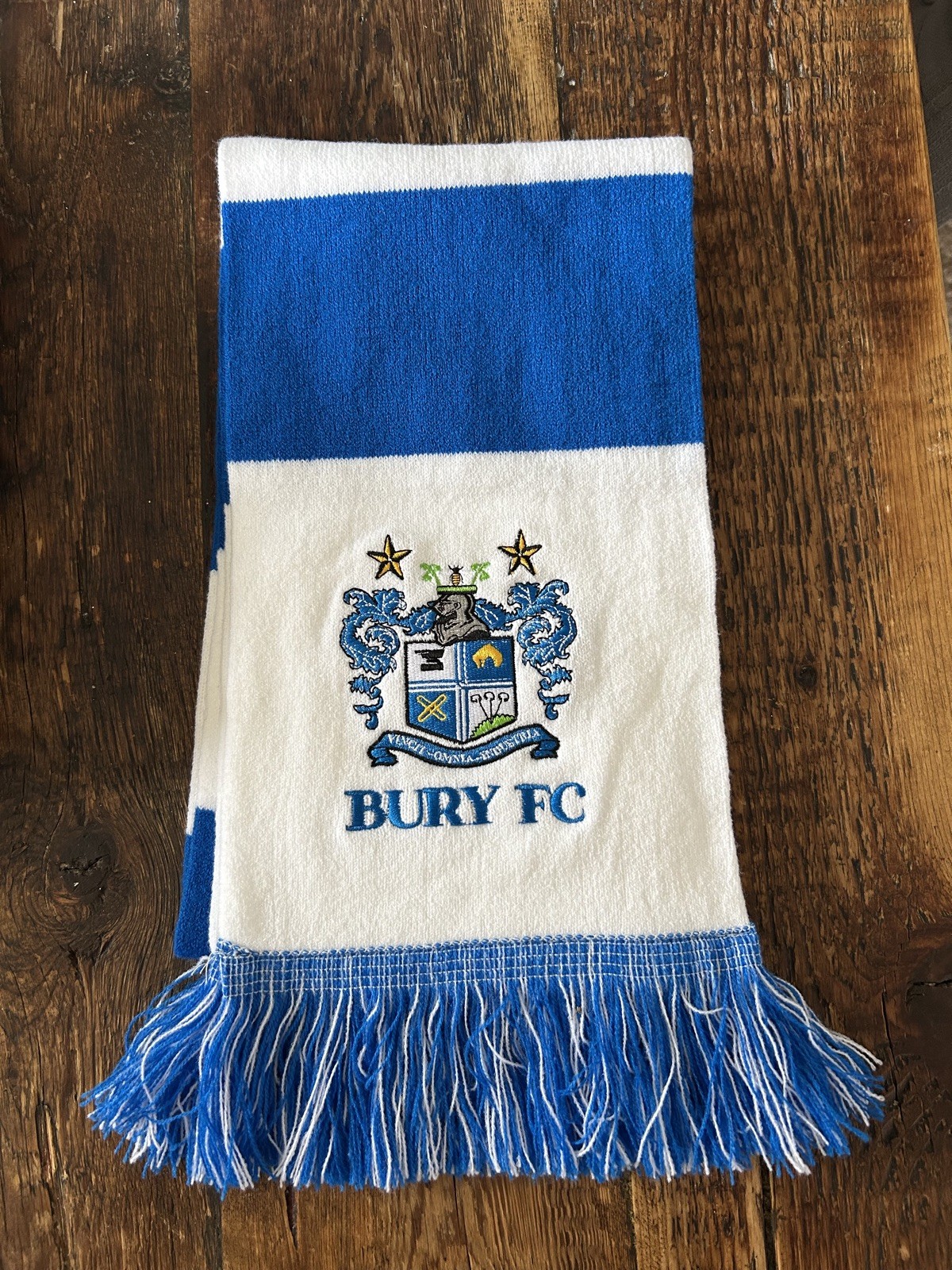 Bury FC Official Football Scarf 2025/26 Non League NEW WITHOUT TAGS BNWOT for sale on Ebay