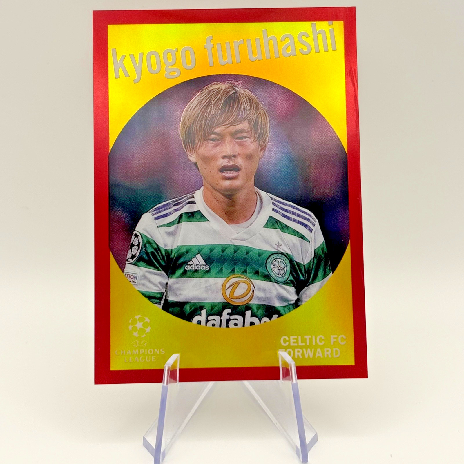 2023 Topps Chrome UCC Kyogo Furuhashi /5 Red 1959 Insert SP Celtic for sale on Ebay