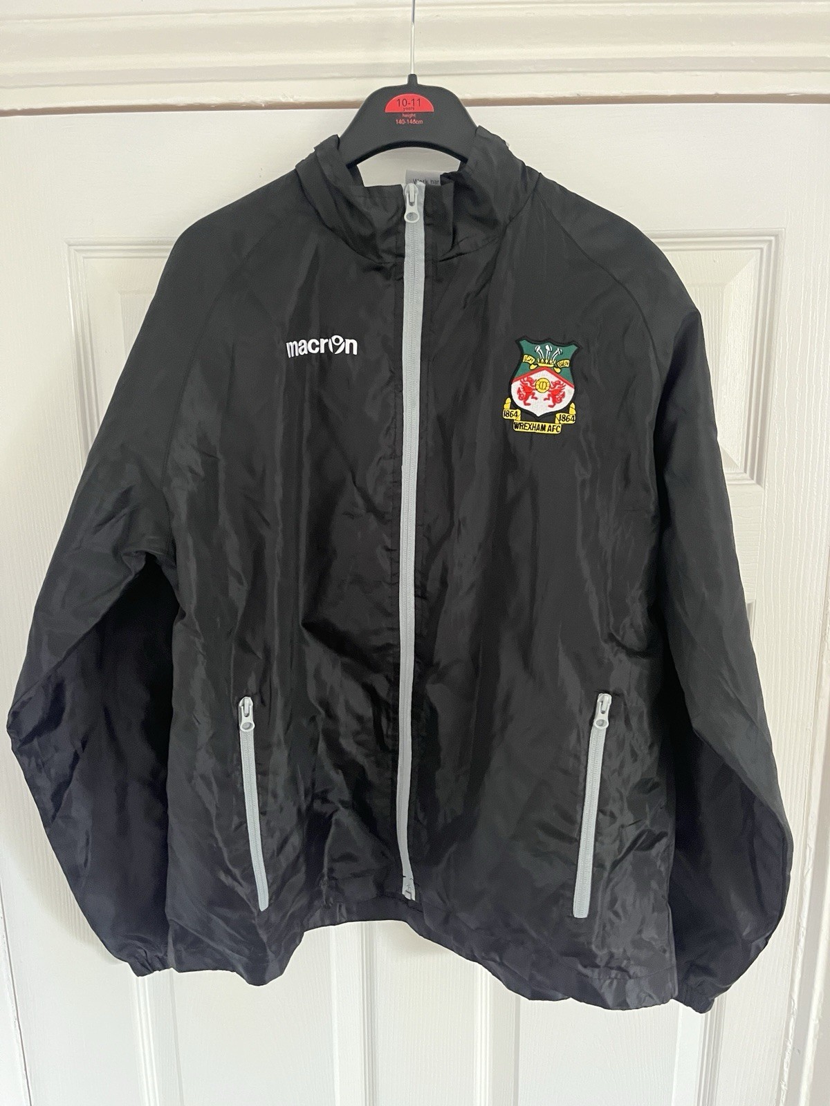 Wrexham Football Macron Training Drill Jacket for sale on Ebay