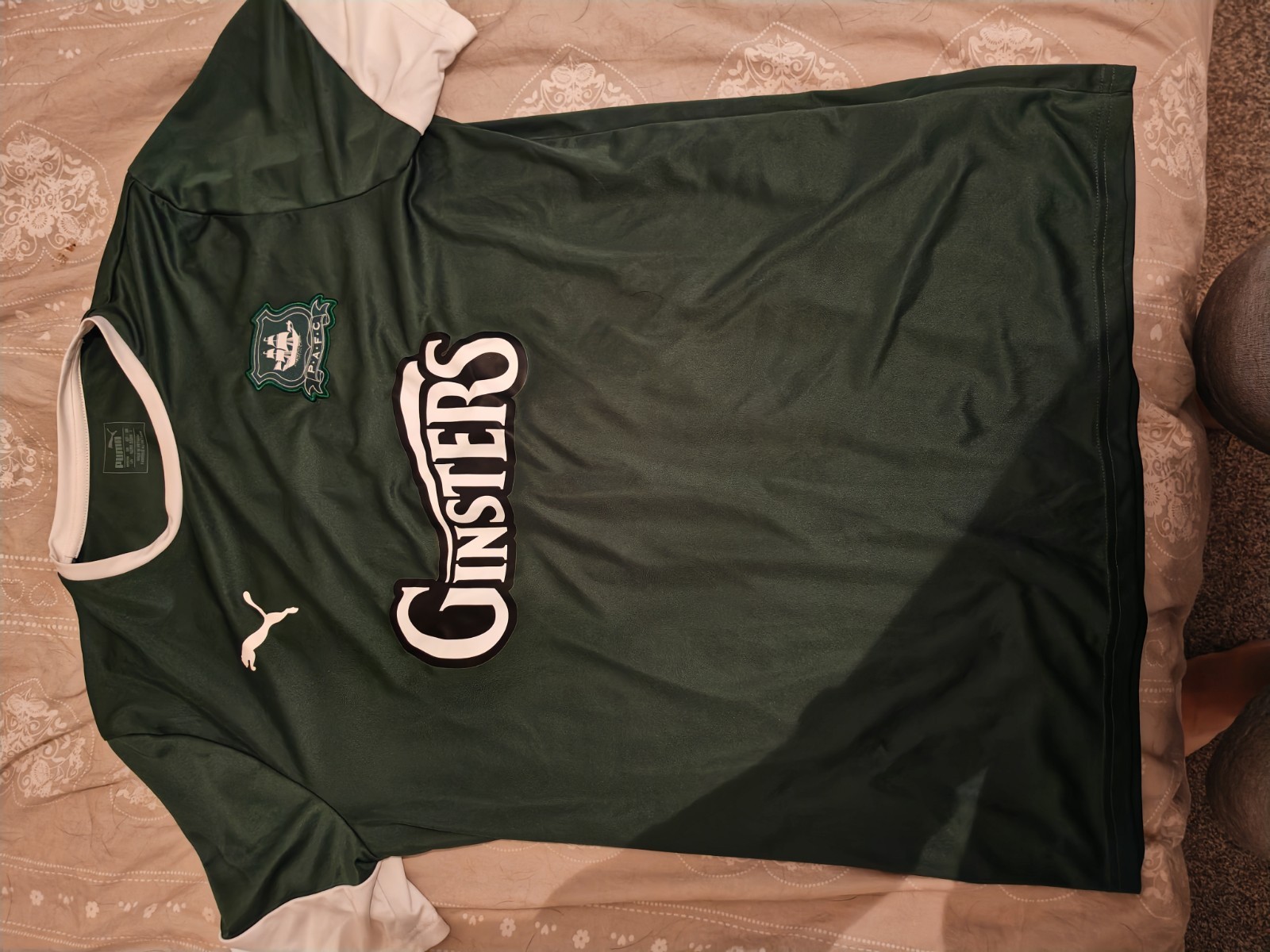 Plymouth Argyle Home Shirt Mens Large 2020/2021 for sale on Ebay