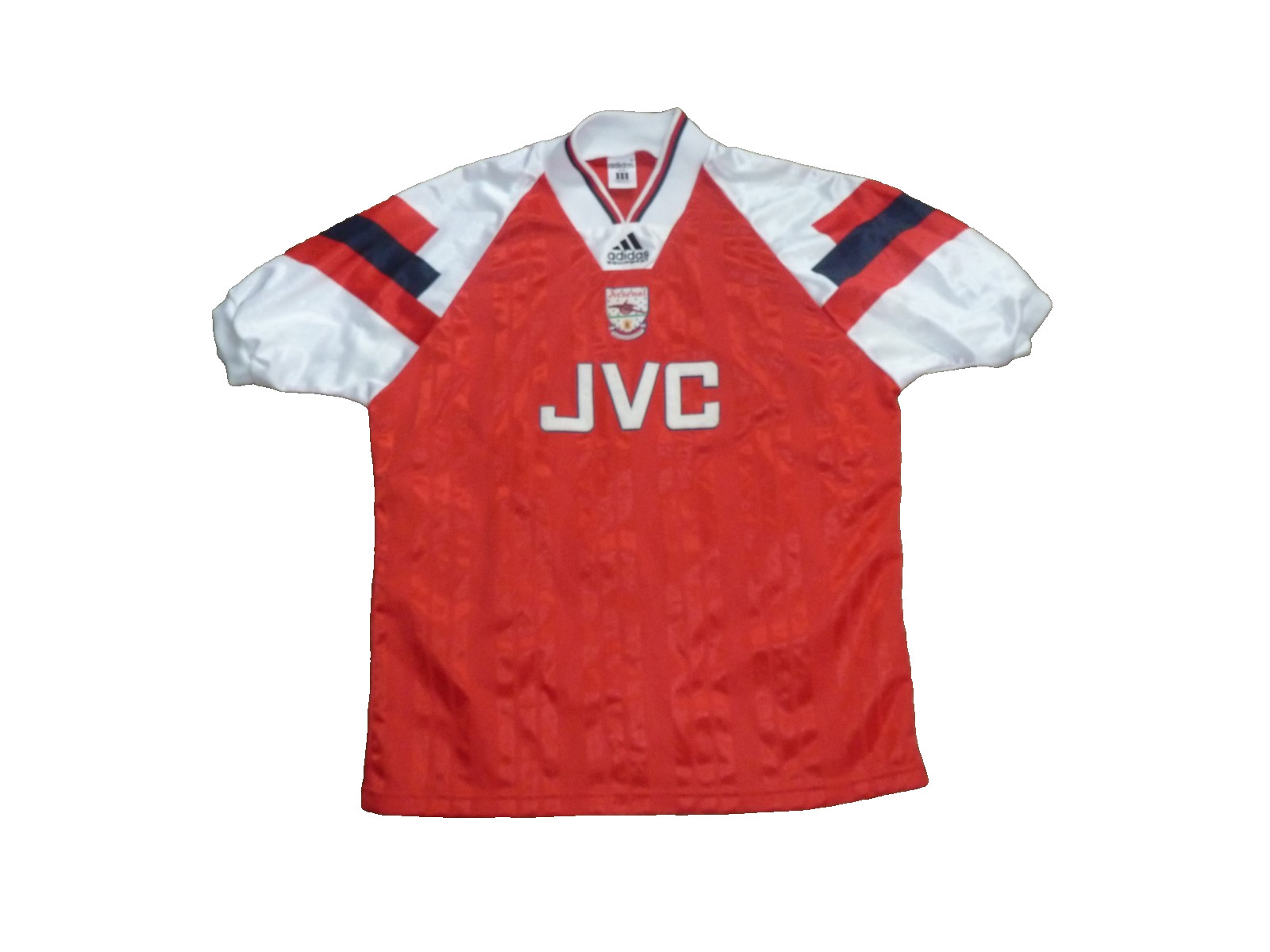 Vintage Arsenal Shirt M / L Red Home Kit 1992 1993 1994 Adidas 40