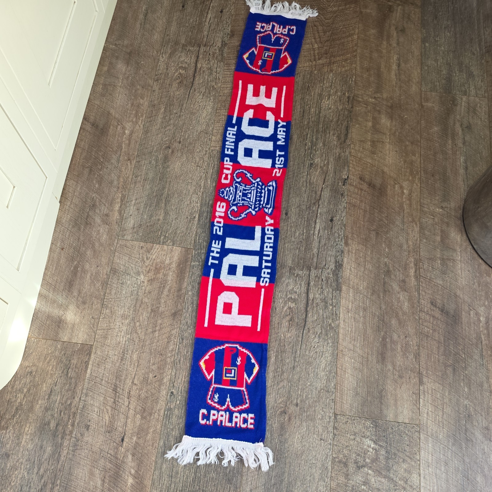 Crystal palace  scarf vintage  2016 fa cup final  for sale on Ebay