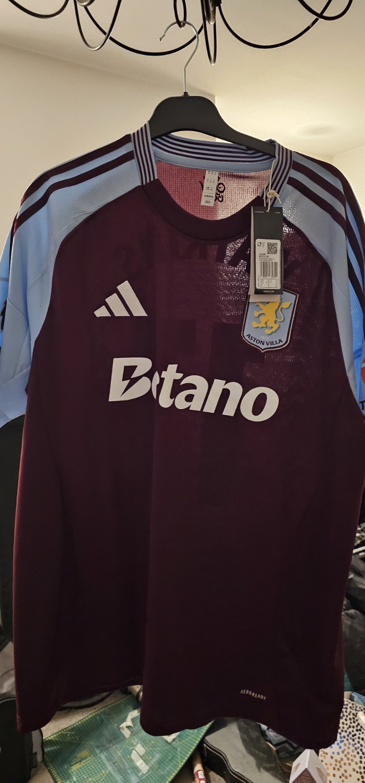 Aston Villa Home Shirt 24/25 Size XL Watkins for sale on Ebay