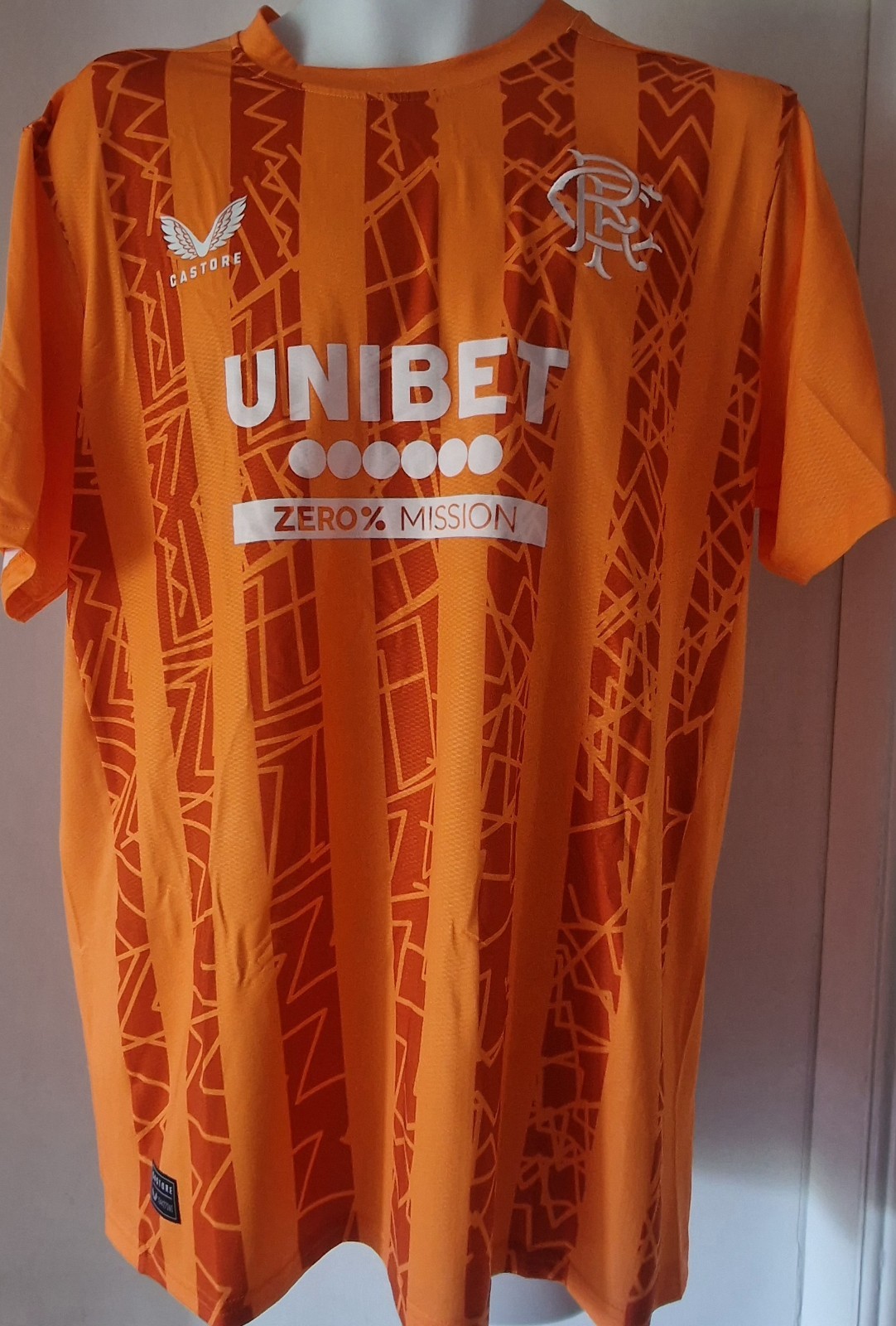 Rangers FC pro issue orange away goalkeeper shirt  2024/25  large no1  Butland  for sale on Ebay