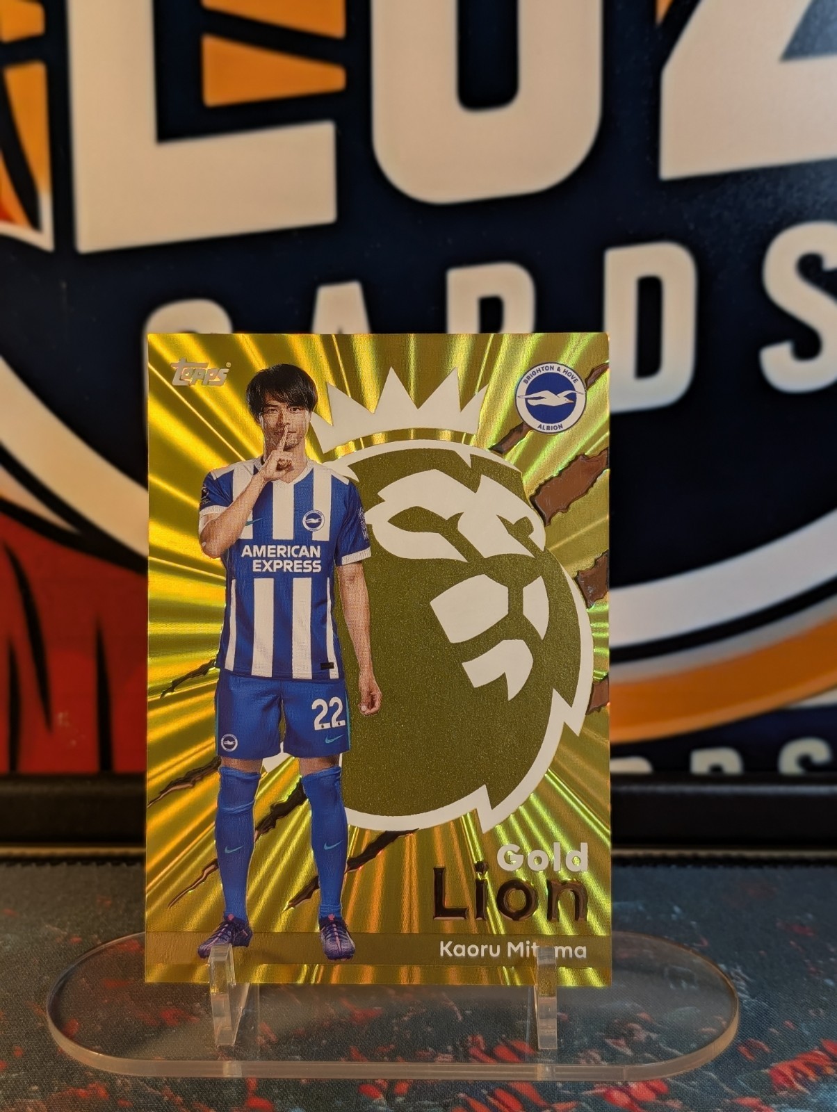 25-26 Topps Premier League Gold Lion Kaoru Mitoma Brighton #GL5 for sale on Ebay