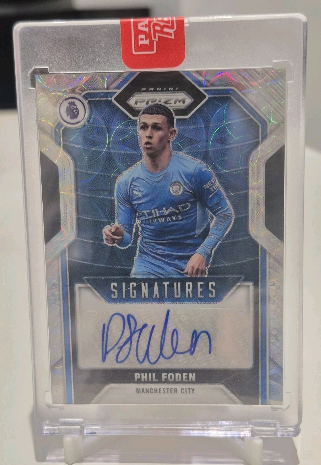 2021-22 Panini Prizm PL Signatures Choice Auto - Phil Foden - Manchester City for sale on Ebay