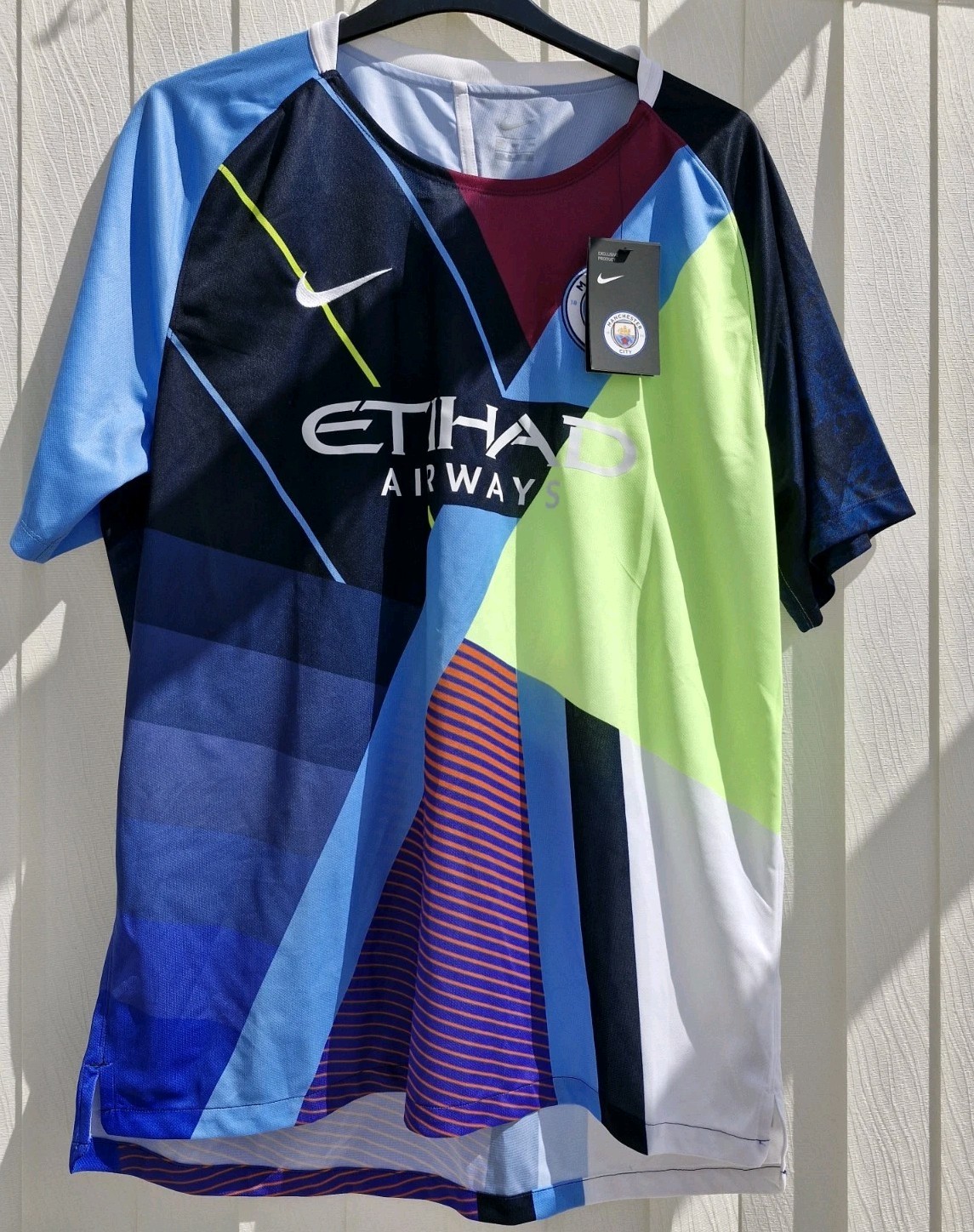 Manchester City Mash Up Football Shirt Special Edition 2019 Adults Nike 2XL BNWT for sale on Ebay