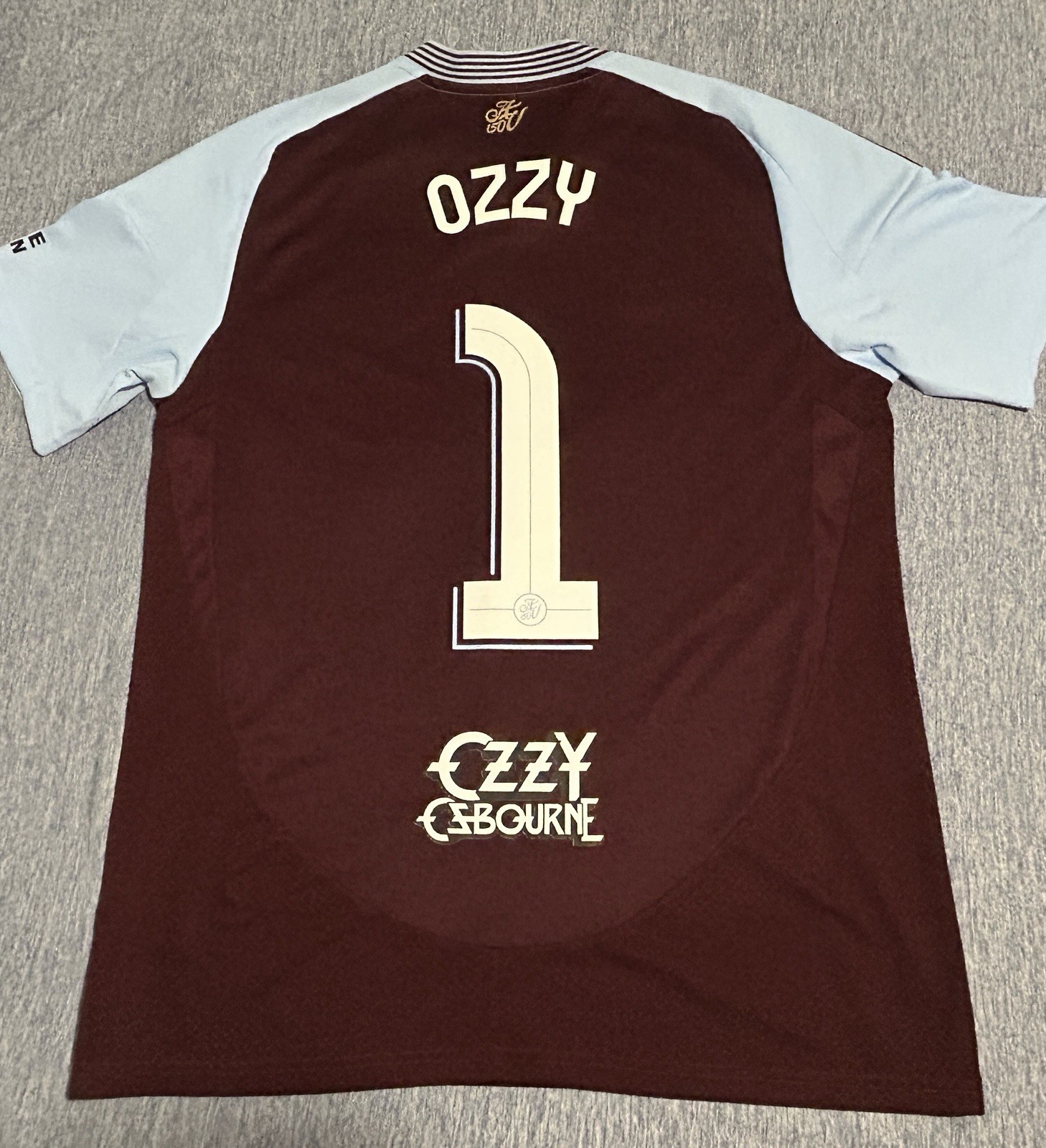 Aston Villa 24/25 Home Shirt Ozzy Ozbourne Special Edition for sale on Ebay