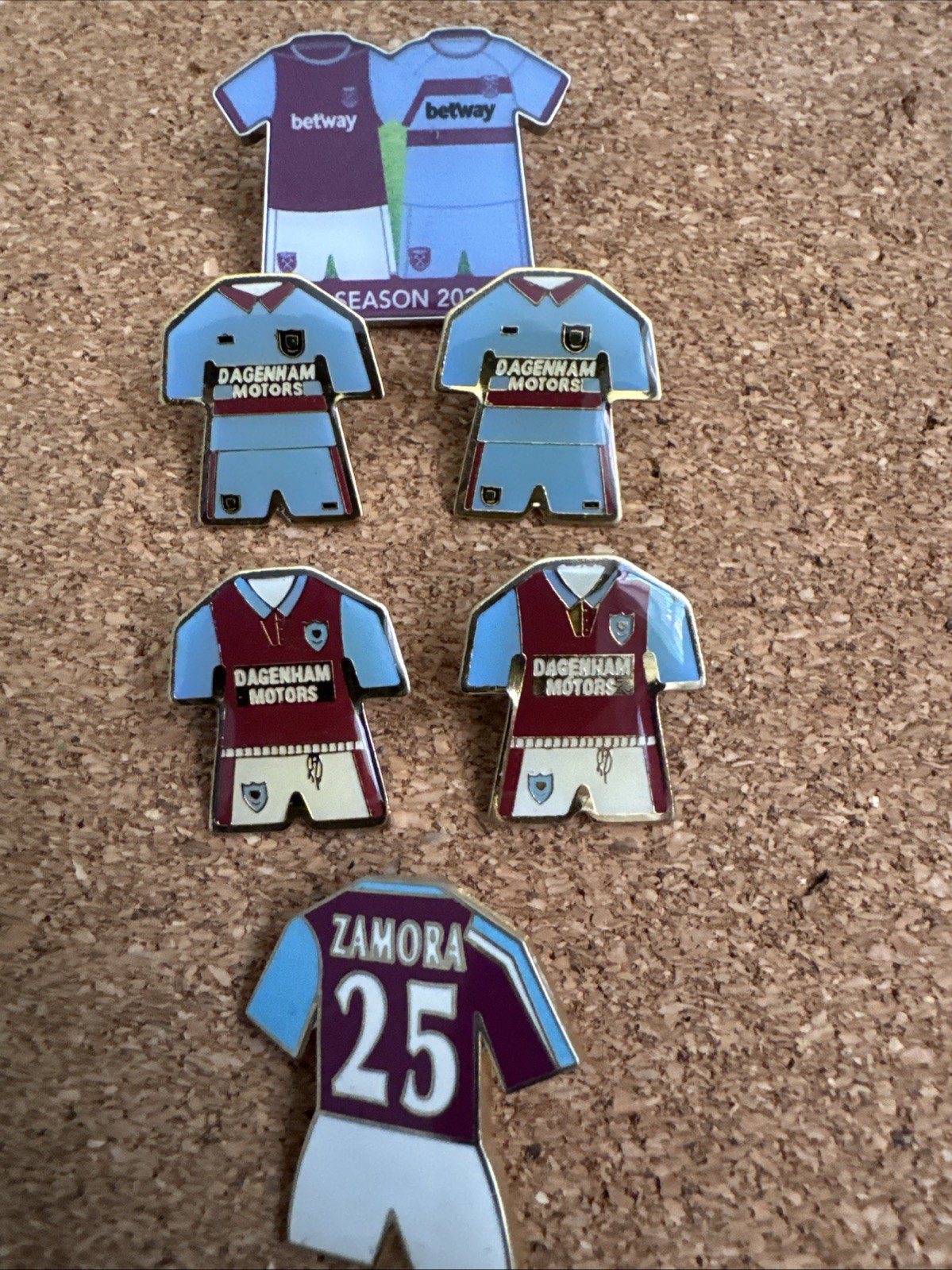 7 West Ham Pin Badges for sale on Ebay