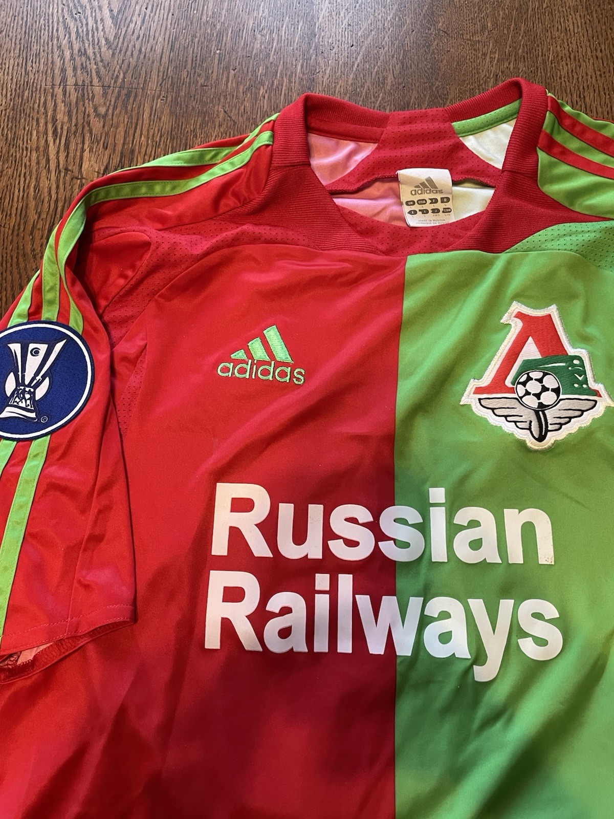 Locomotive Moscow Shirt - From UEFA Cup 07/08 Vs Aberdeen FC for sale on Ebay