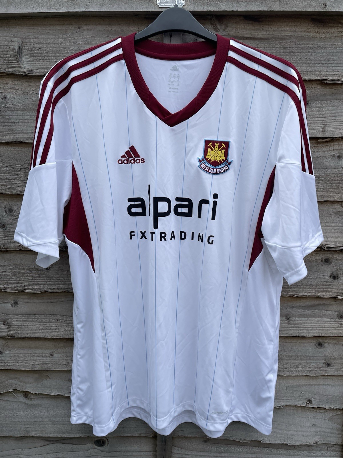West Ham Away Shirt 2013/14 Adidas Size 2XL XXL Excellent Condition Original for sale on Ebay