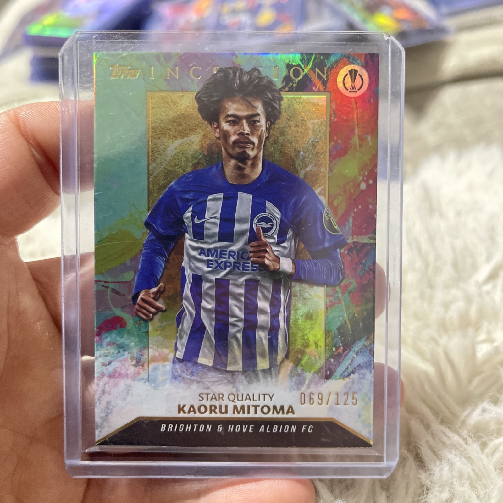 Topps 2023/24 Inception Kaoru Mitoma Star Quality Card 069/125 Brighton for sale on Ebay