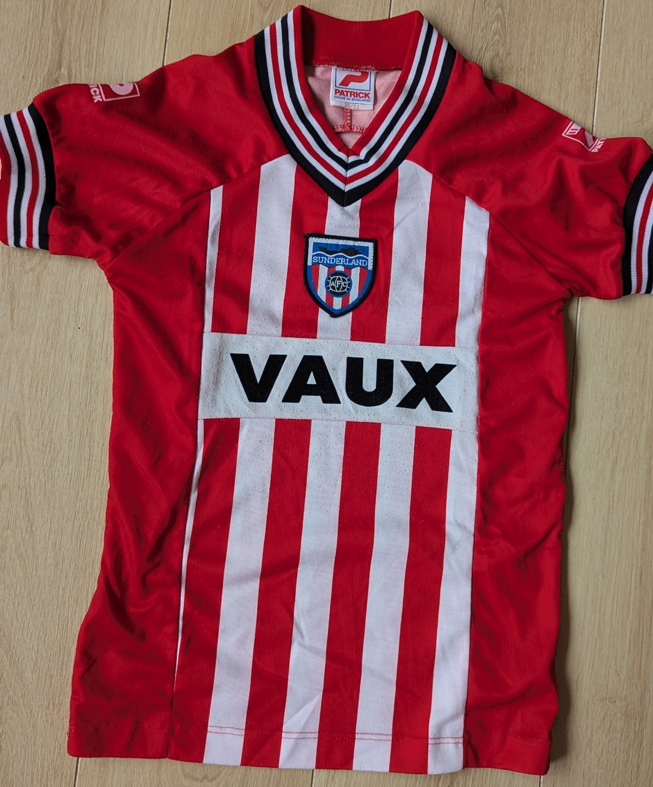 Sunderland AFC 1986 - 88 Patrick home shirt original Size LB for sale on Ebay