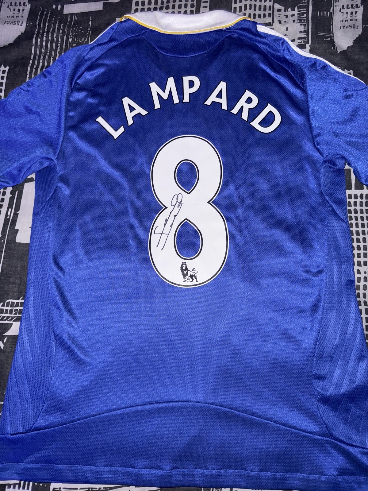 SIGNED OFFICIAL CHELSEA FC FRANK LAMPARD SHIRT ENGLAND COVENTRY PROOF  for sale on Ebay