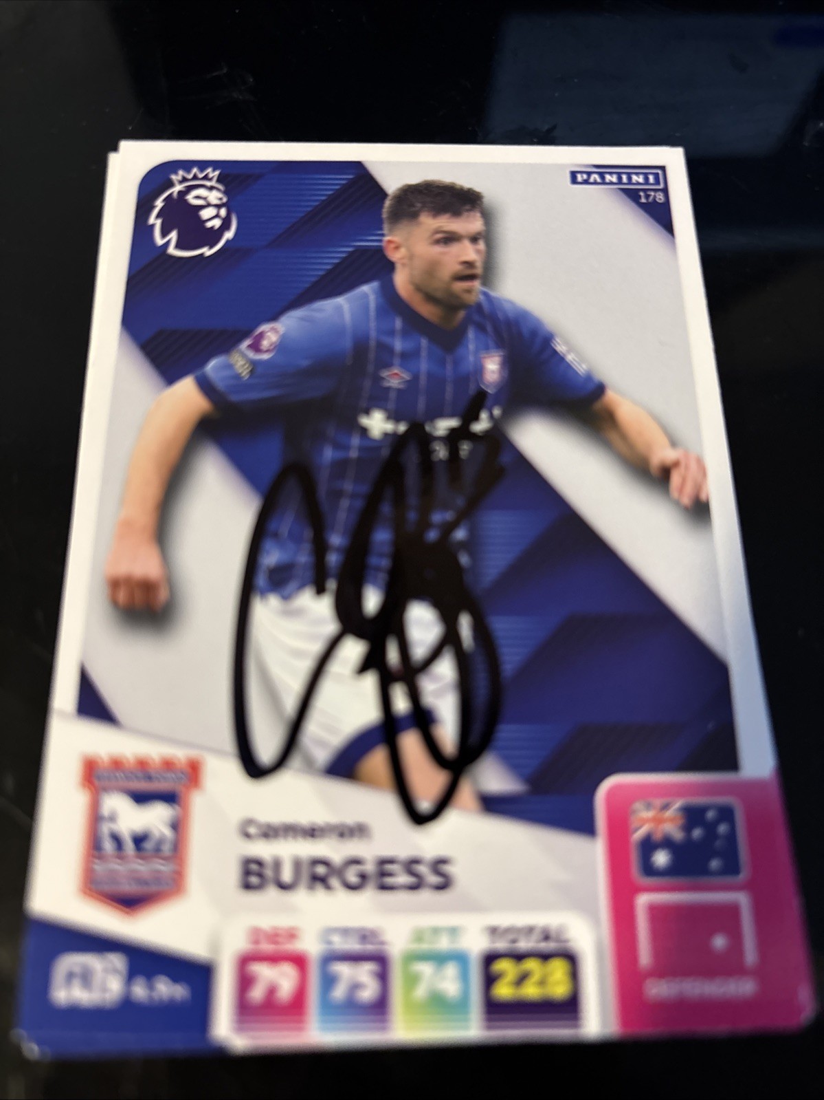 MATCH ATTAX 2025 CAMERON BURGESS IPSWICH TOWN SIGNED for sale on Ebay