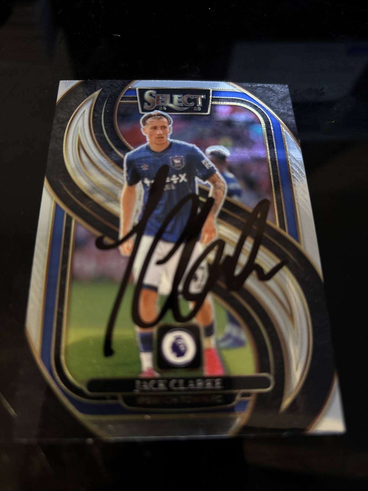 MATCH ATTAX JACK CLARKE IPSWICH TOWN SIGNED for sale on Ebay