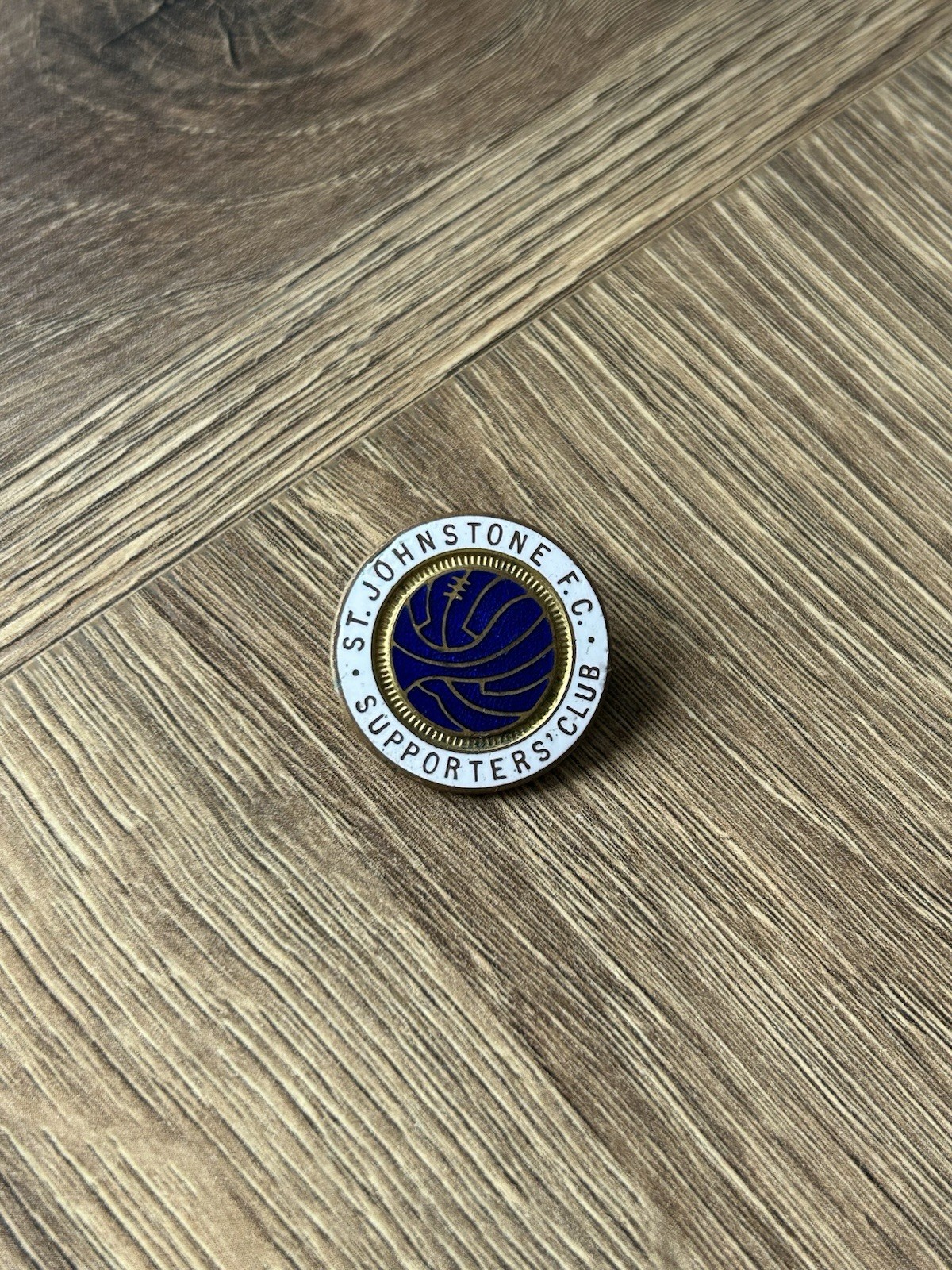Vintage St Johnstone Football Supporters Club  Enamel Badge - Miller for sale on Ebay