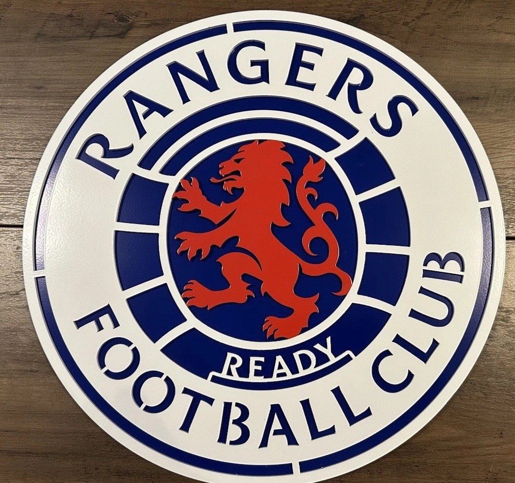 GLASGOW RANGERS METAL PLAGUE for sale on Ebay