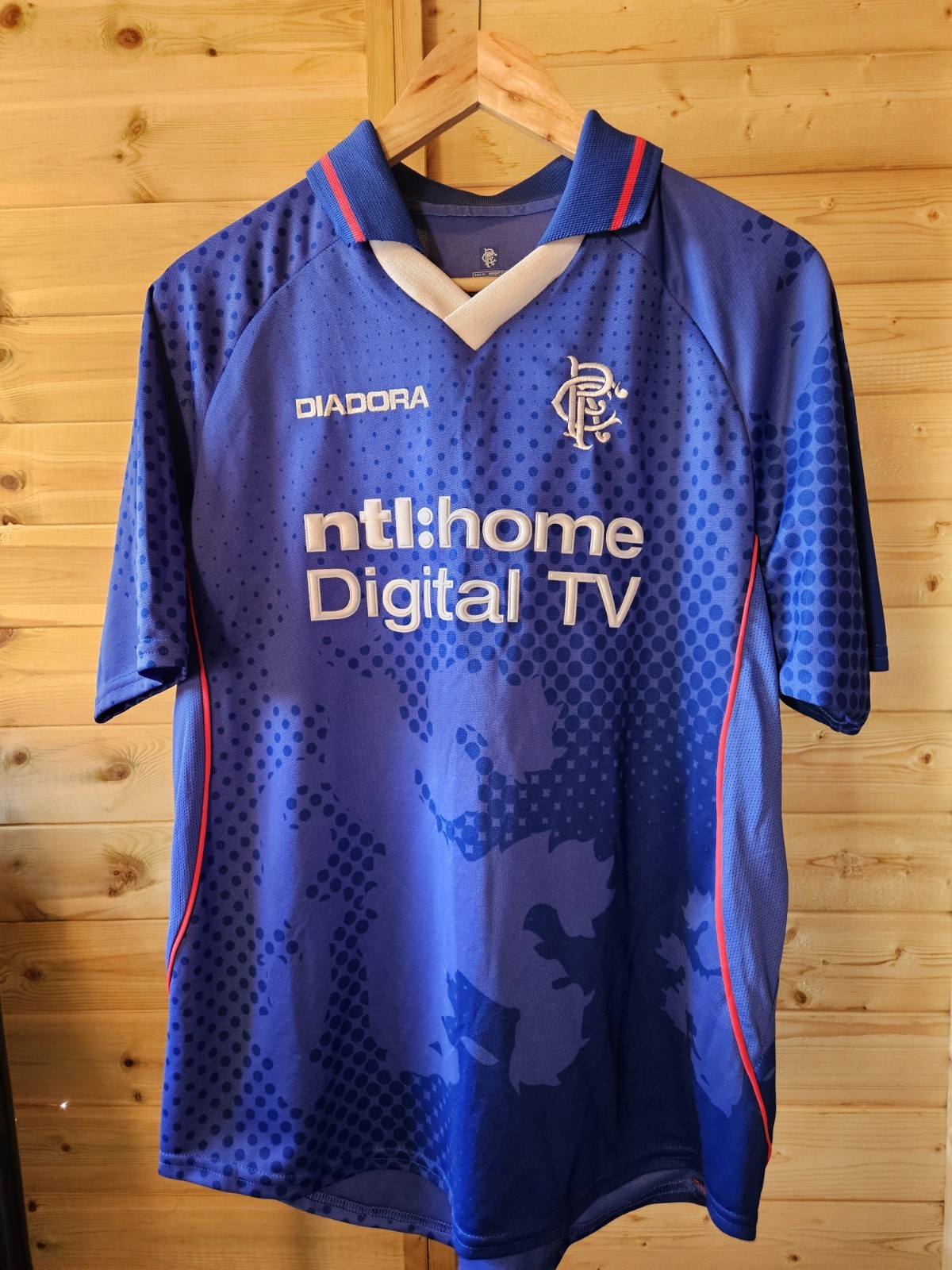 Rare Original Rangers 2002/2003 Home Shirt MEDIUM DIADORA VGC for sale on Ebay