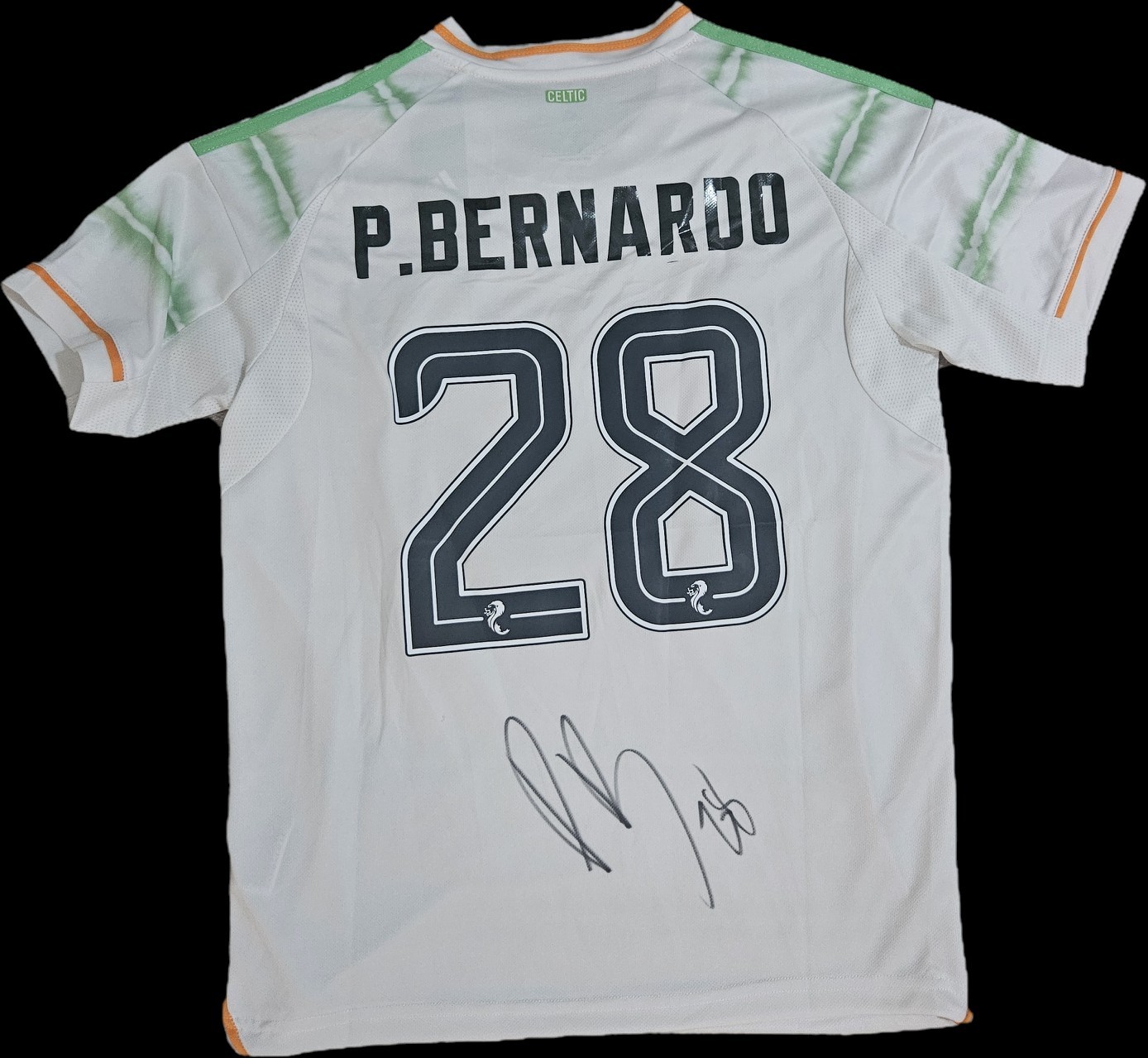 Paulo Bernardo Hand Signed Celtic 2025/26 Third Shirt Autograph COA & PROOF for sale on Ebay