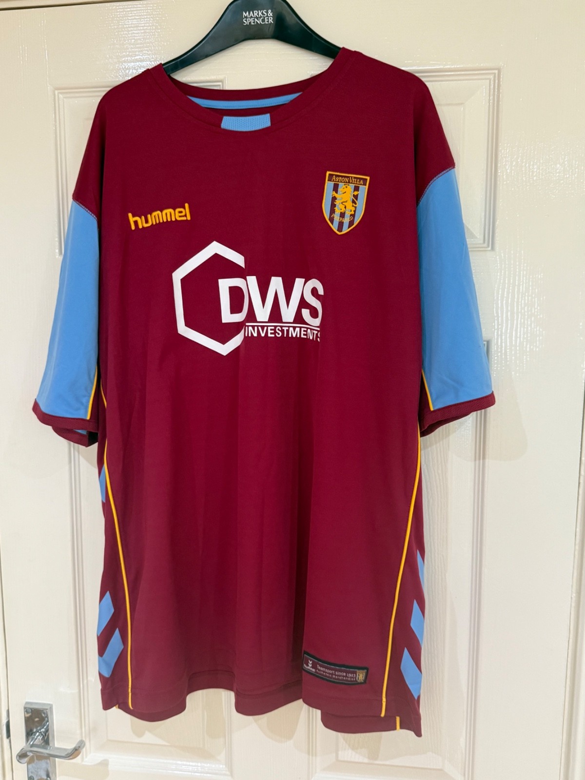 Aston Villa Vintage Home Shirt XL 2004-2005 Excellent Condition Mint, Hummel for sale on Ebay