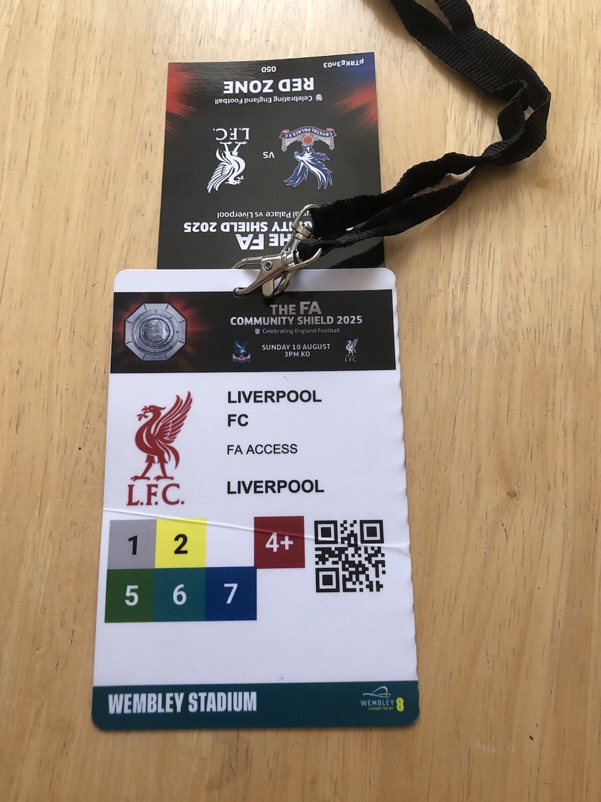 Crystal Palace VS Liverpool FA Community Shield Merchandise. 2025 for sale on Ebay
