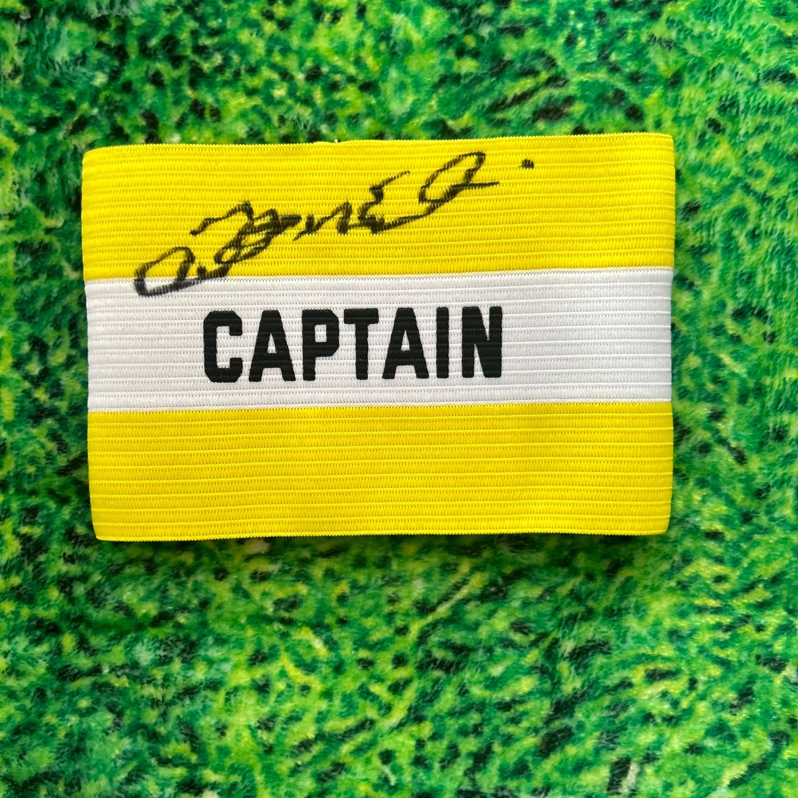 Darren Eadie Of England, Norwich & Leicester Signed Captains Armband wCOA for sale on Ebay