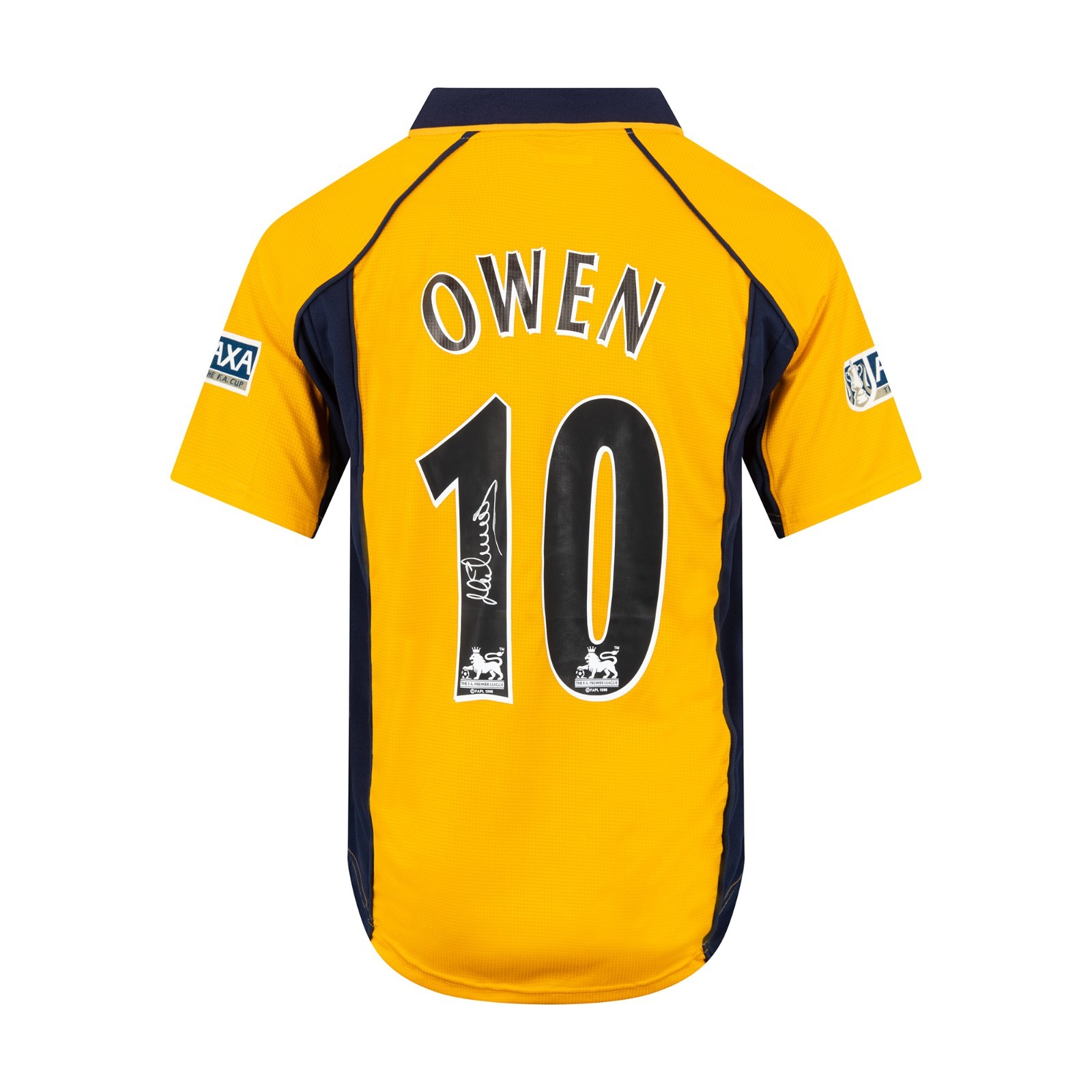 Michael Owen Signed Liverpool 2001 FA Cup Final Shirt Liverpool Autograph COA for sale on Ebay