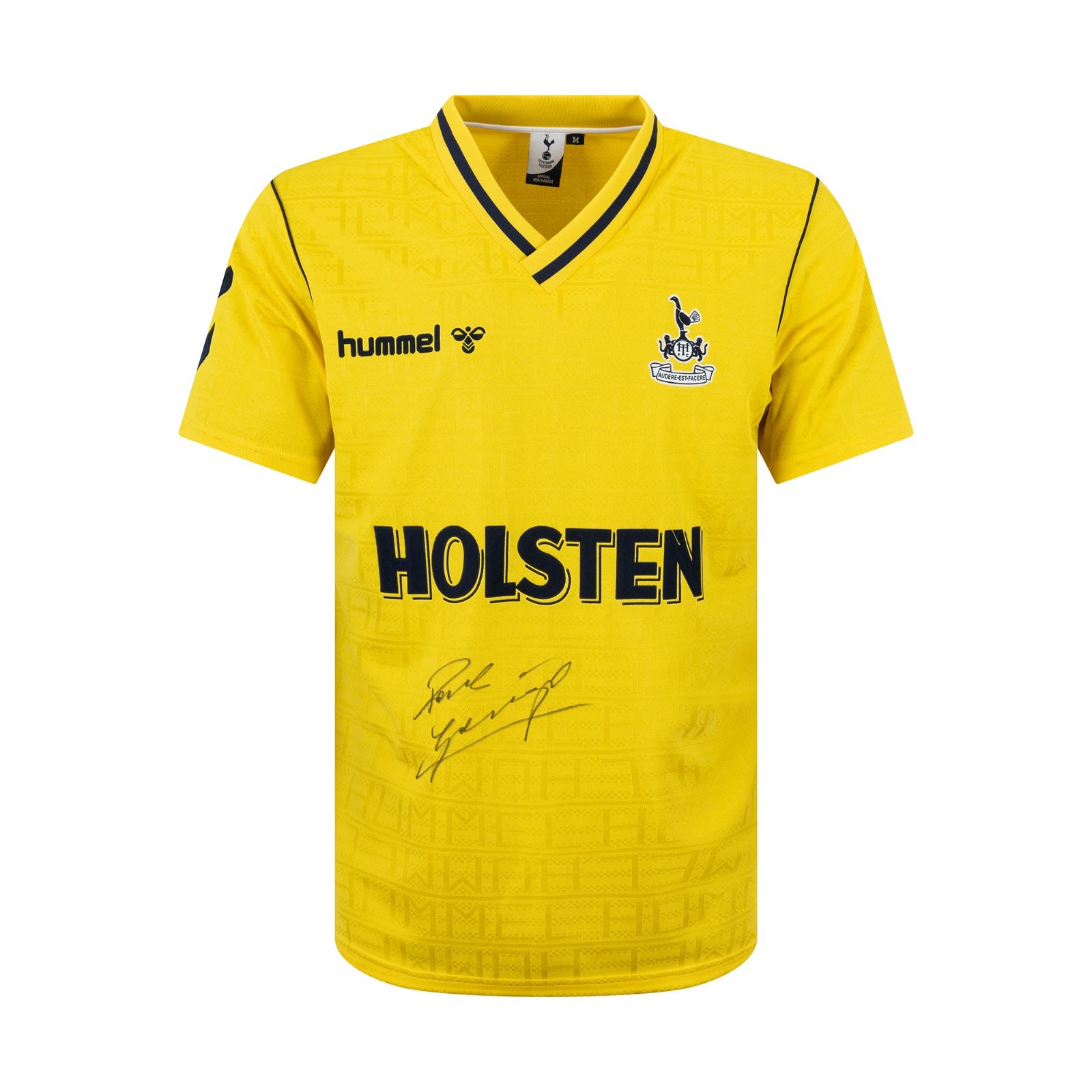 Paul Gascoigne Signed Tottenham Hotspur 1991 Away Shirt Spurs Autograph COA for sale on Ebay