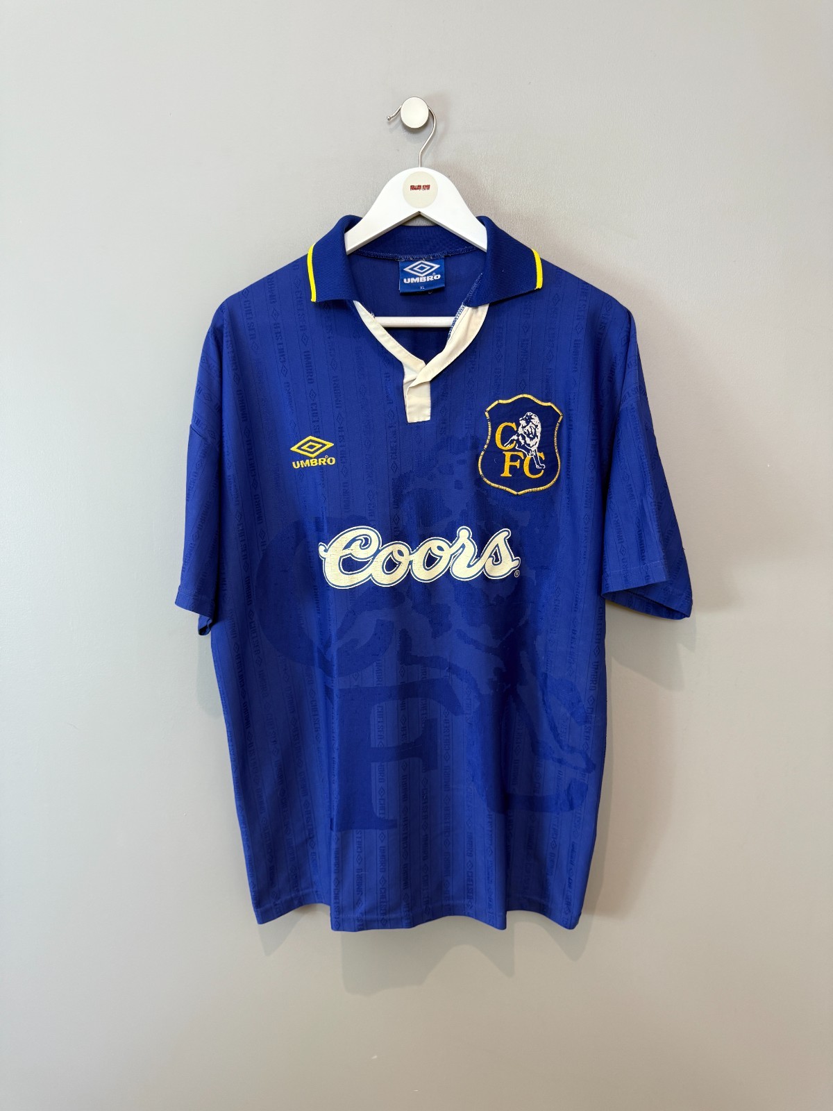 CHELSEA 1995/97 HOME SHIRT (size XL)  UMBRO ORIGINAL VINTAGE FOOTBALL SHIRT for sale on Ebay