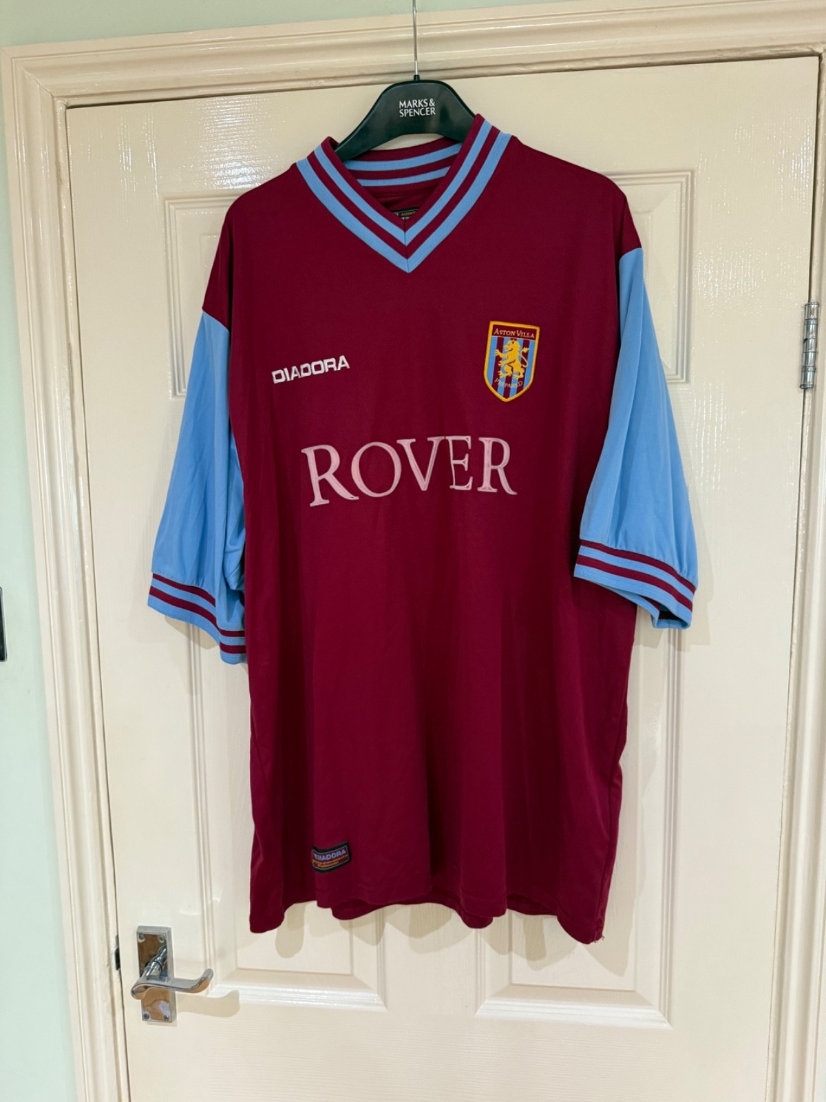 Aston Villa Vintage Home Shirt Size XL 2002-2003 Stunning Original Diadora for sale on Ebay