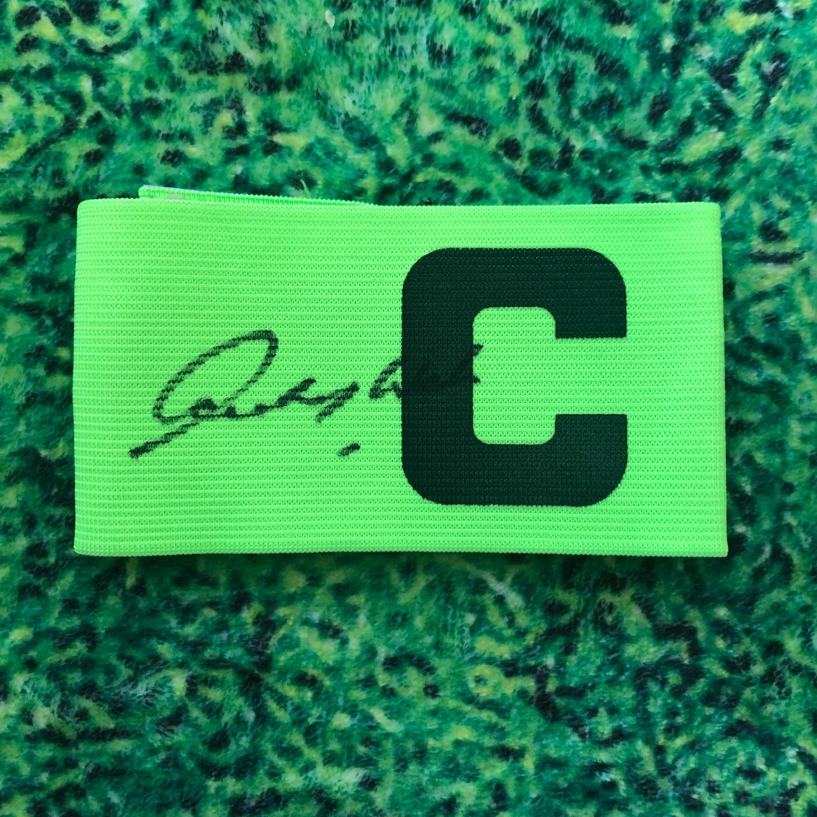 John Wark Of Scotland, Ipswich & Liverpool Signed Captains Armband wCOA for sale on Ebay