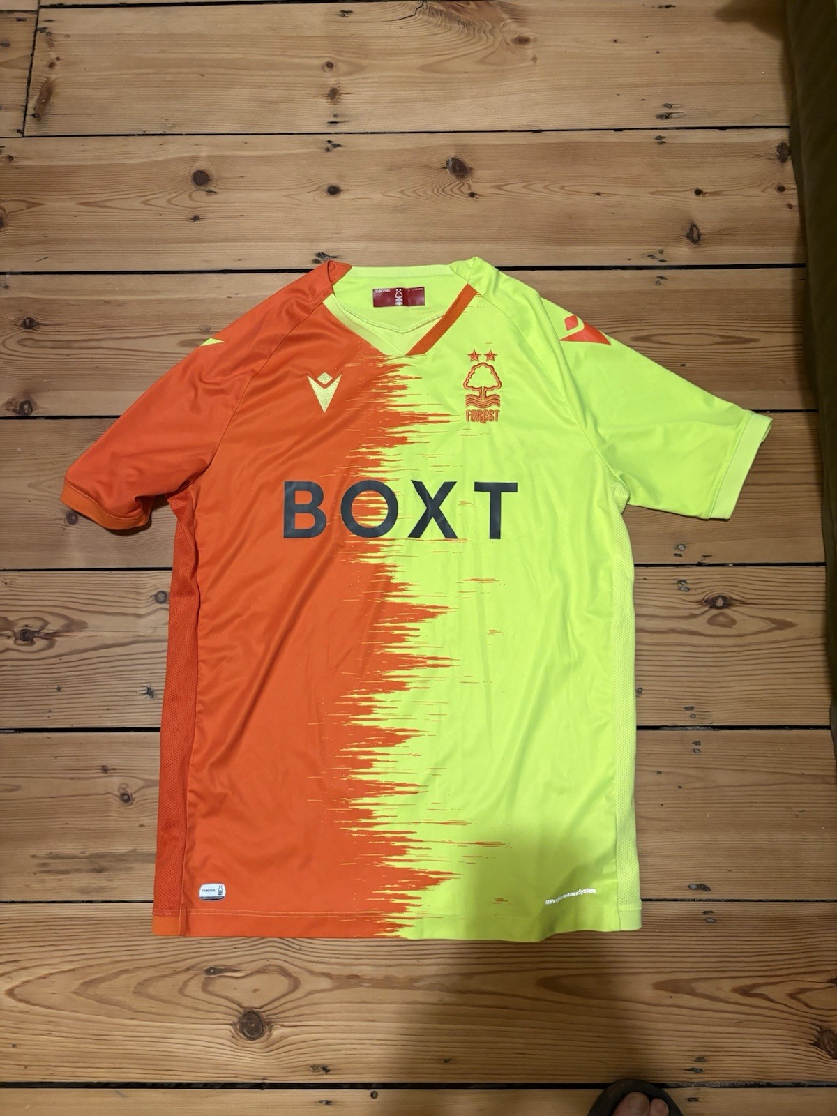 Rare Original Macron Nottingham Forest 2021/2022 3rd Football Shirt Men's Large for sale on Ebay