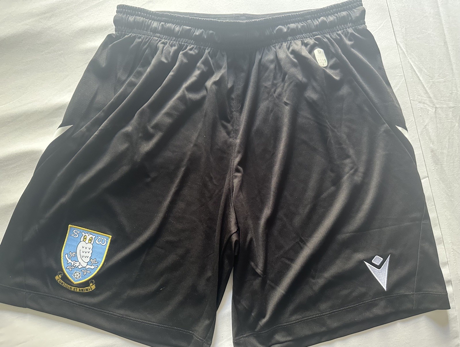 Sheffield Wednesday Swfc Black Macron Shorts Shirt Kit Medium M Mans for sale on Ebay
