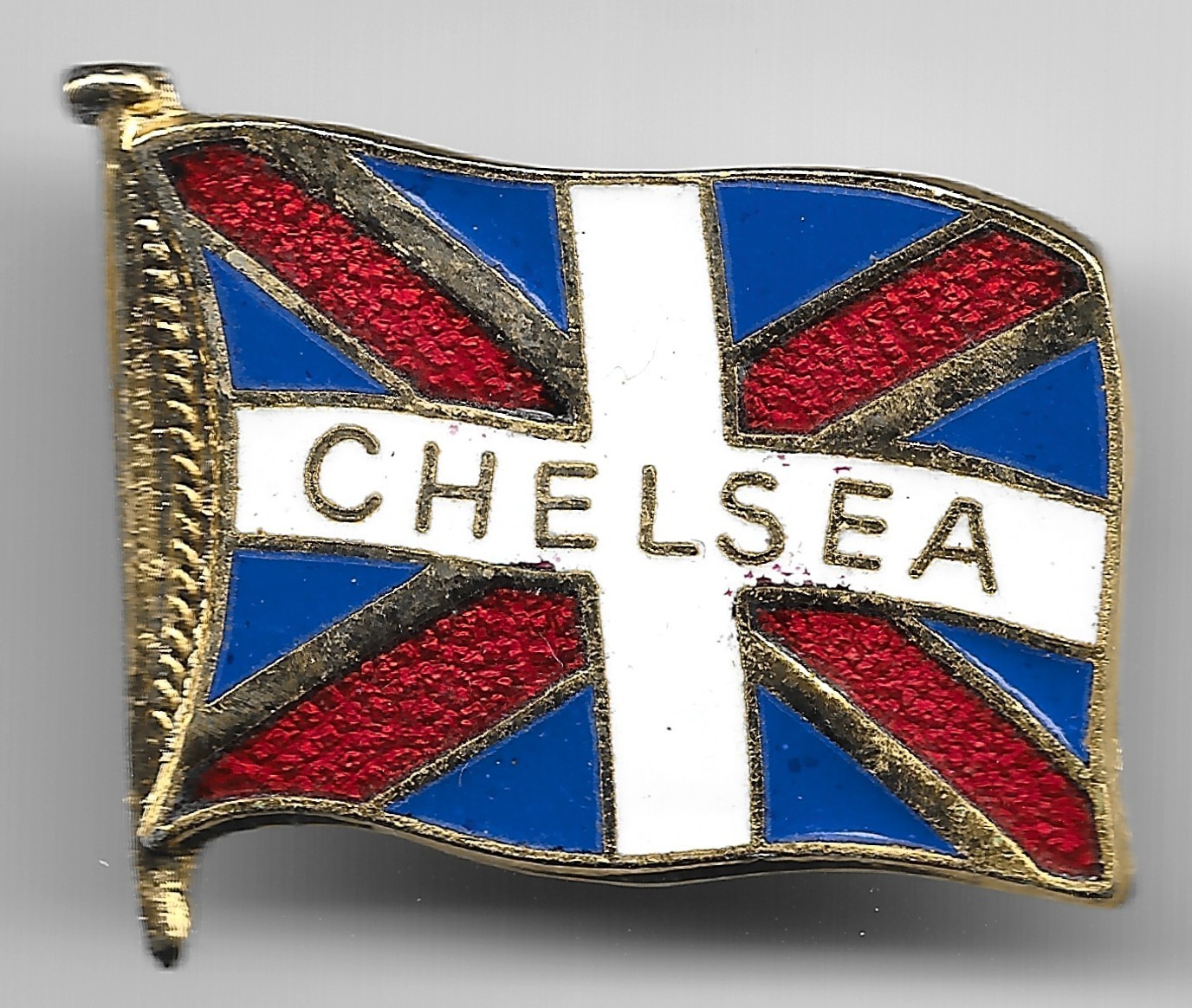 Vintage Chelsea FC Enamel Football Badge for sale on Ebay