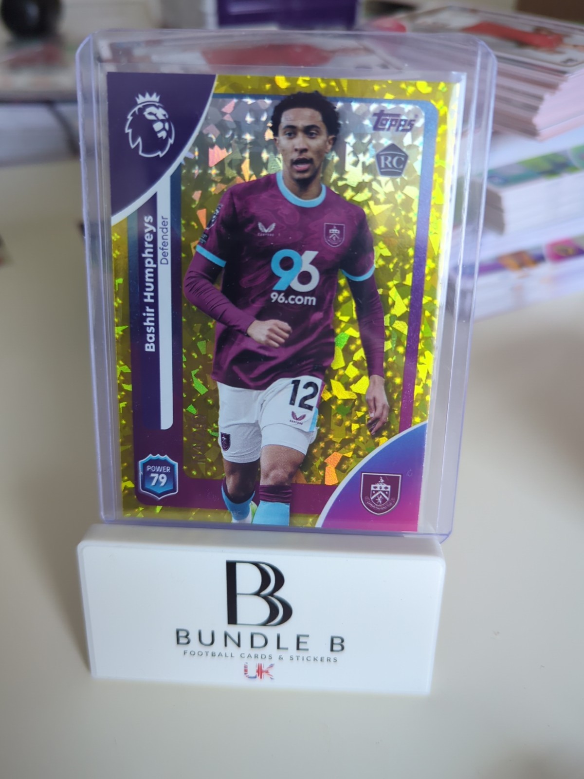 TOPPS PREMIER LEAGUE 2026 CARD  BASHIR HUMPHREYS BURNLEY  ROOKIE #/299 for sale on Ebay